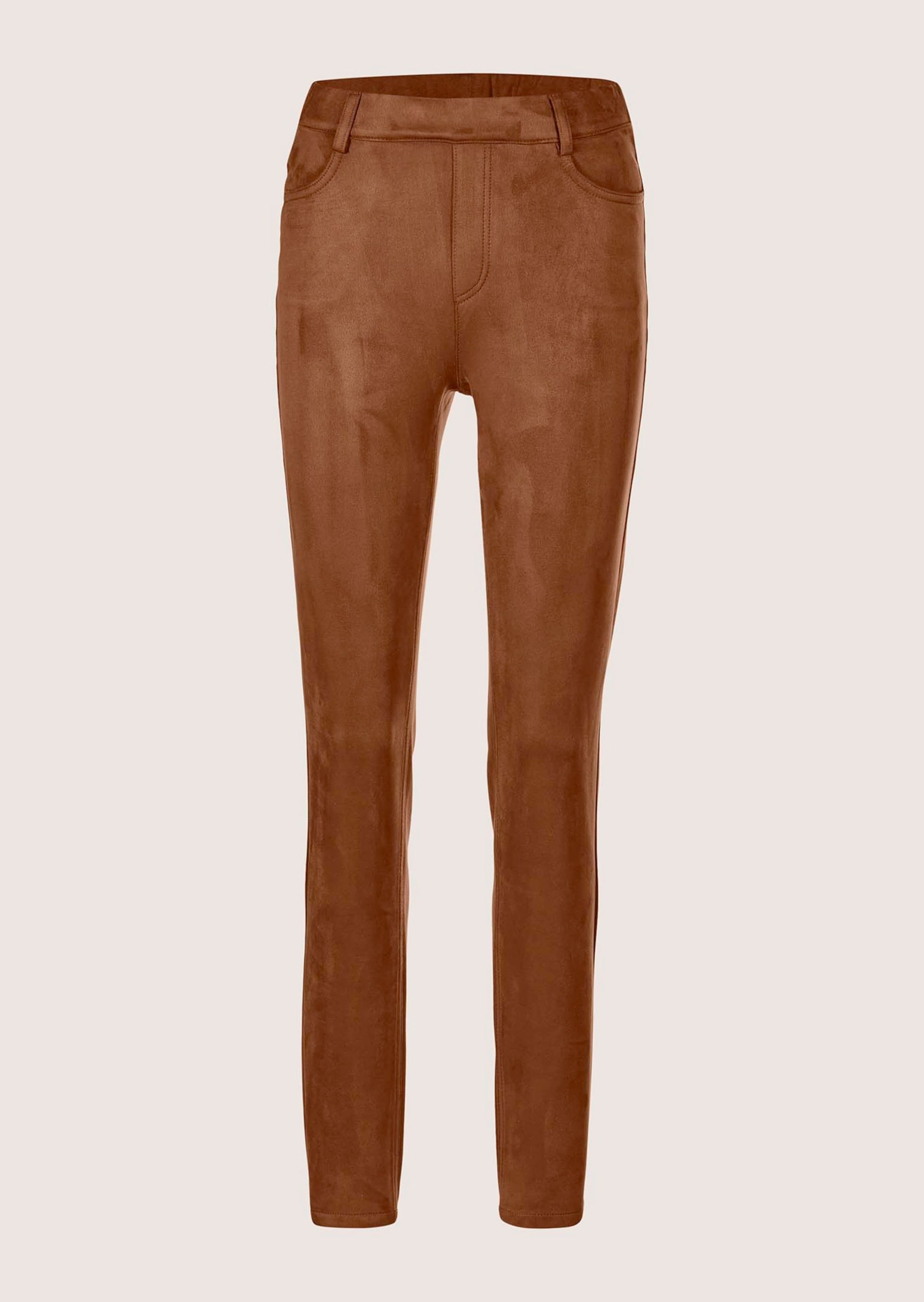 MADELEINE Stoffhose "Jeggings Slim Fit Hose in Veloursleder-Optik"