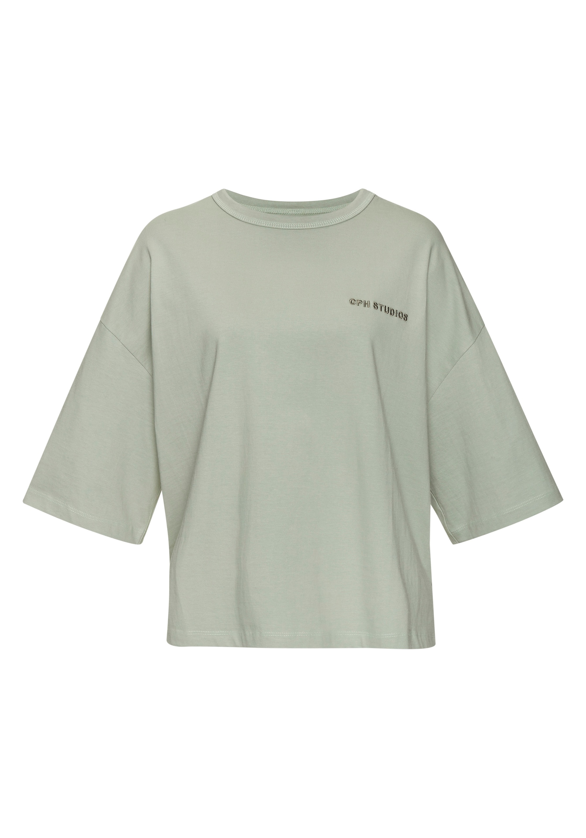 Copenhagen Studios Oversize-Shirt "mit hochwertiger Logostickerei", aus hea günstig online kaufen