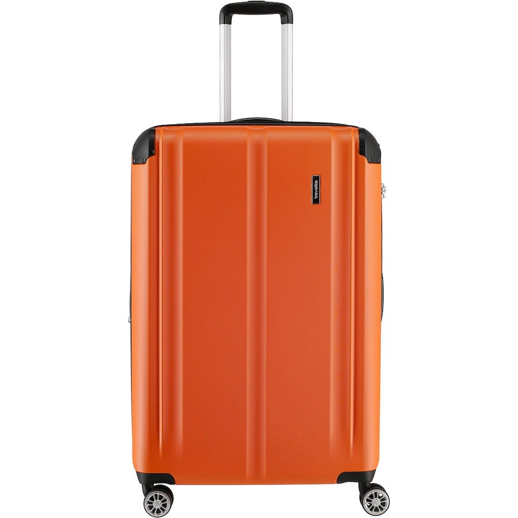 travelite Trolleyset »City, orange«, (3 tlg.)