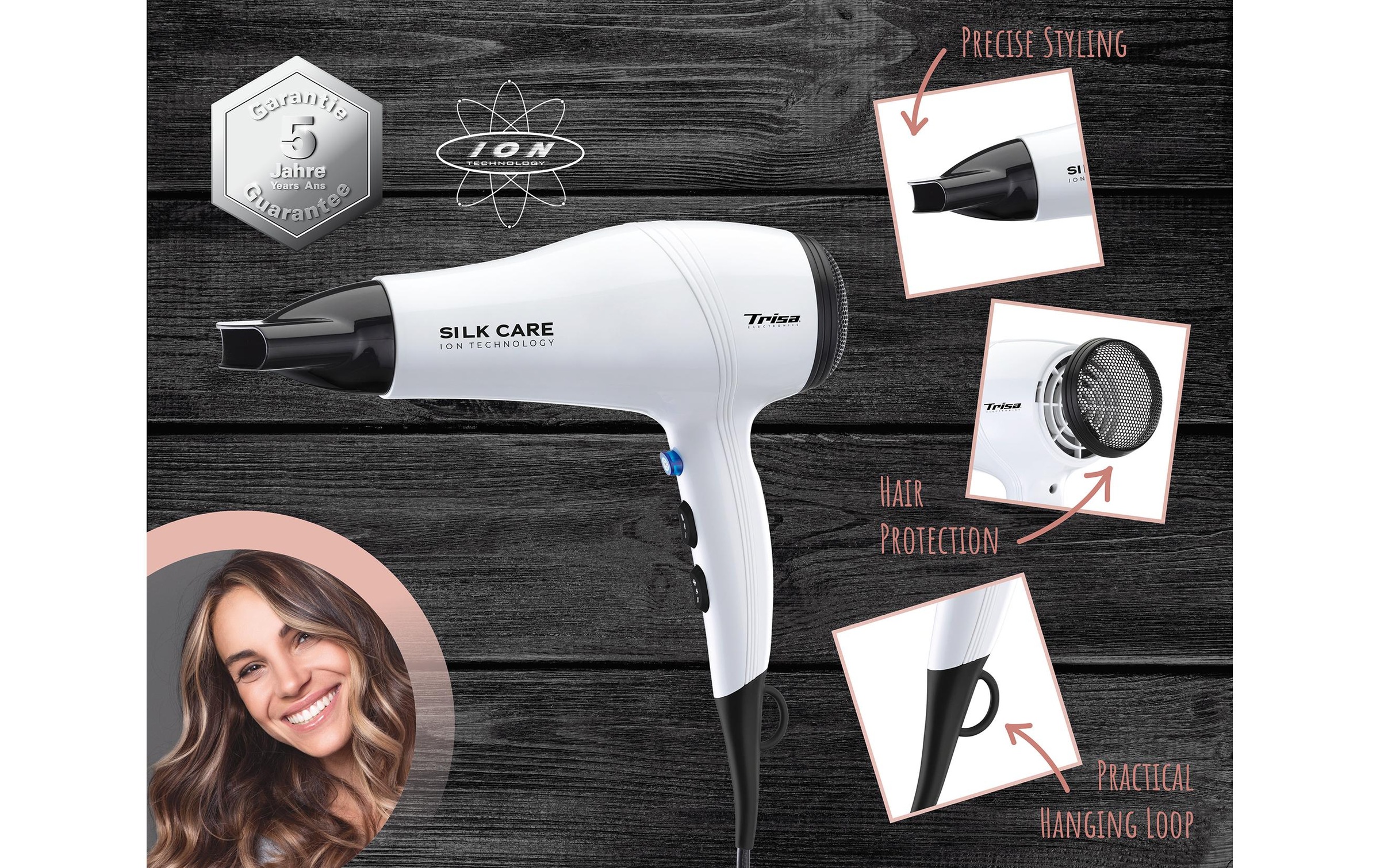 Trisa Haartrockner »Silk Care weiss« 2.200 W