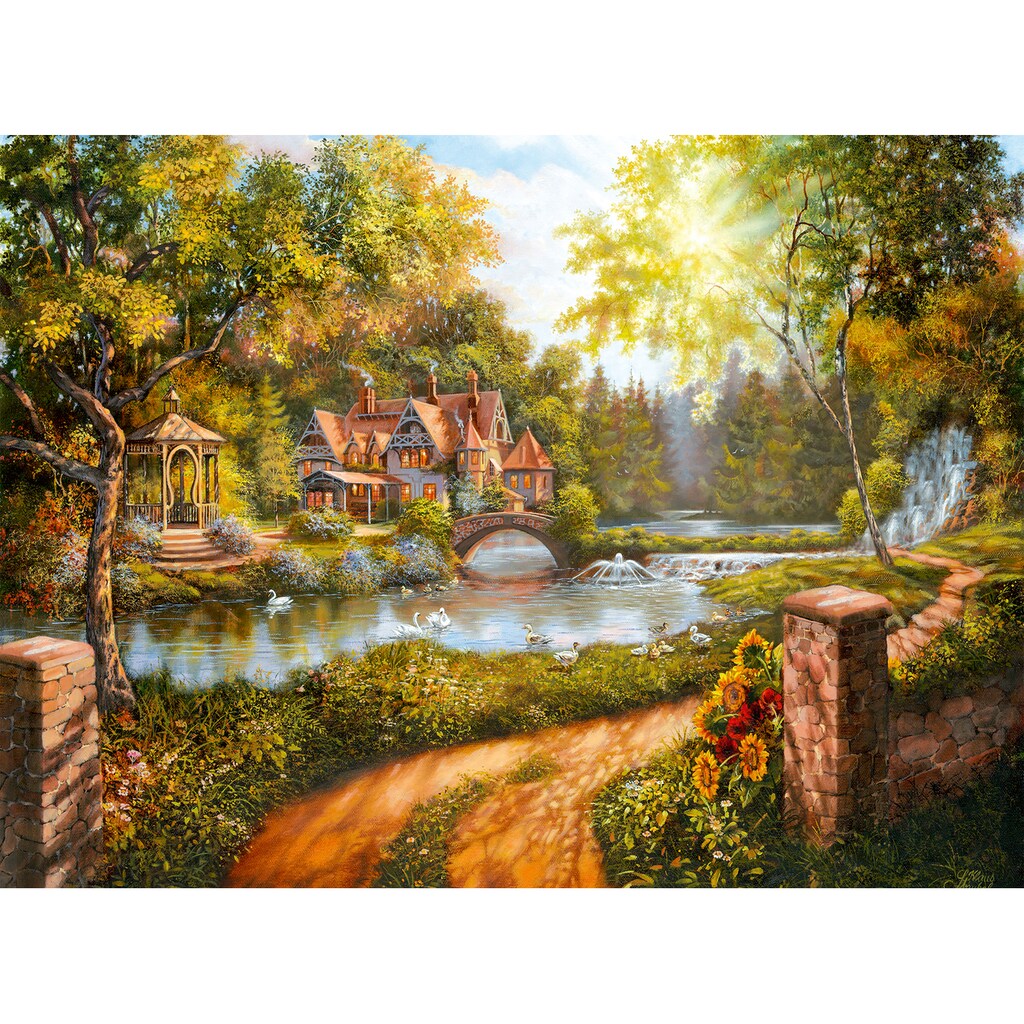 Ravensburger Puzzle »Cottage am Fluß«