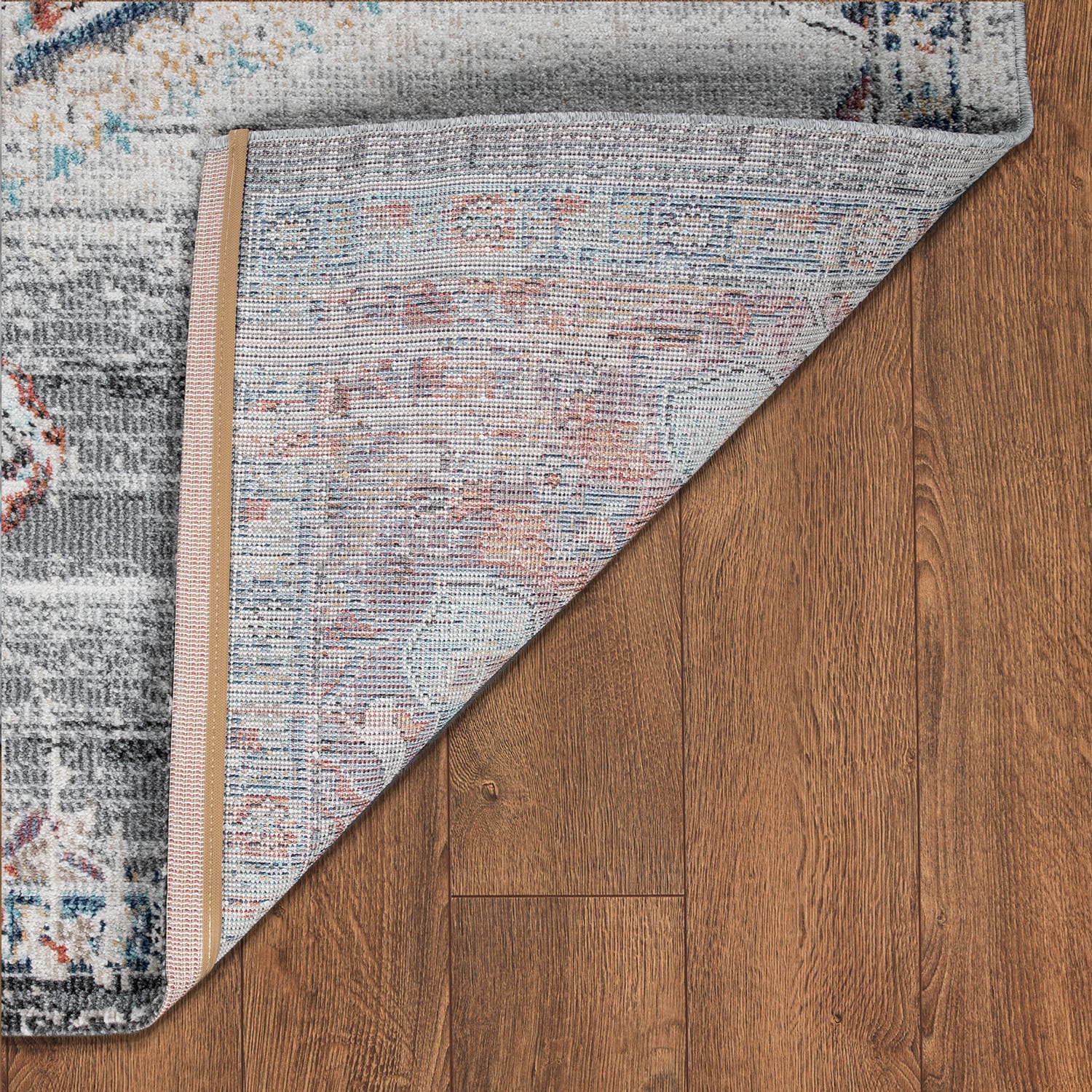 Paco Home Teppich »Torres 271«, rund, 8 mm Höhe, Kurzflor, Orient-Optik, Vintage Design, In- und Outdoor geeignet