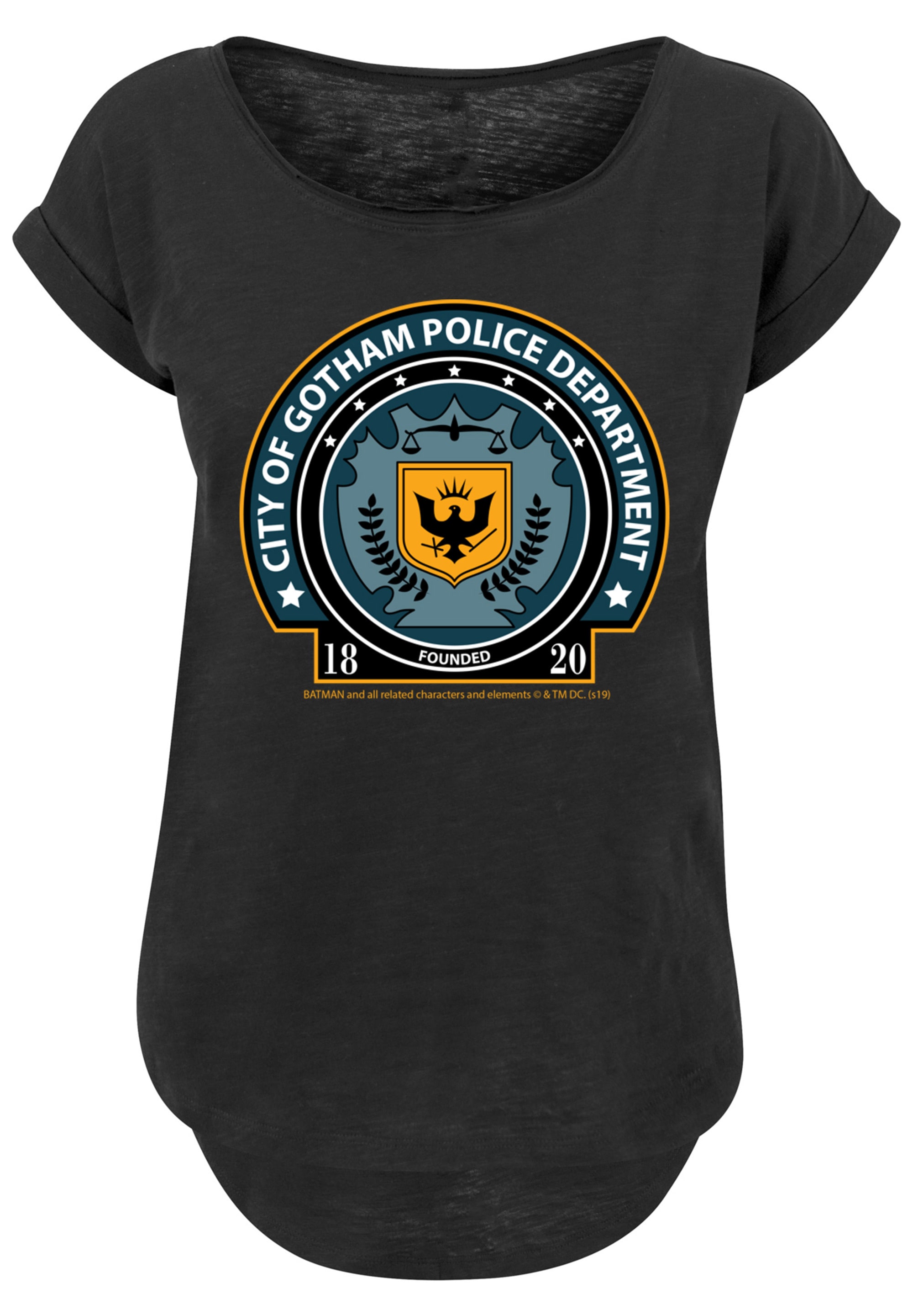 F4NT4STIC T-Shirt »DC Comis Superhelden Batman Gotham Police Dept«, Print