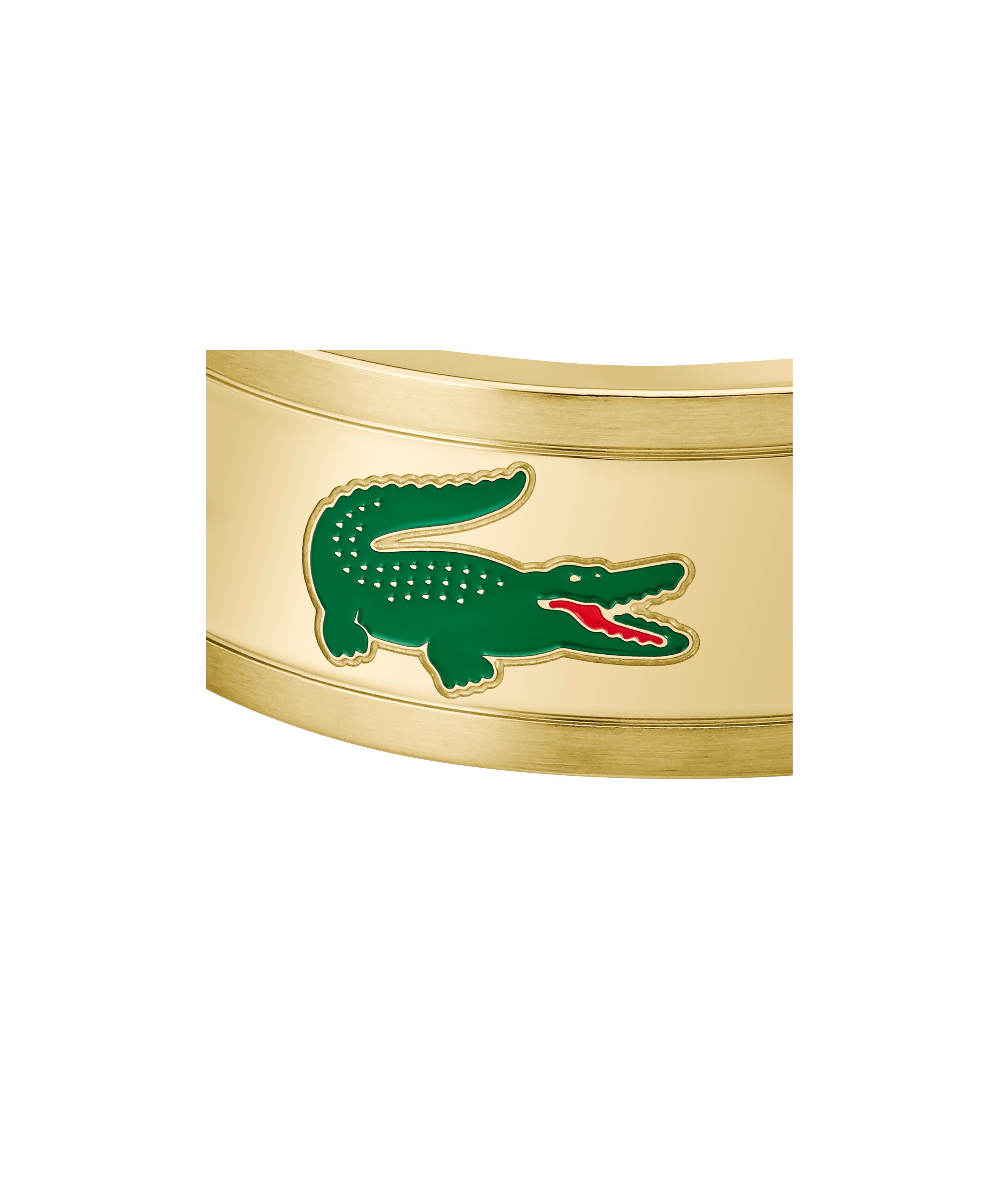 Lacoste Arthor Ring Yellow Gold/Green 62 2