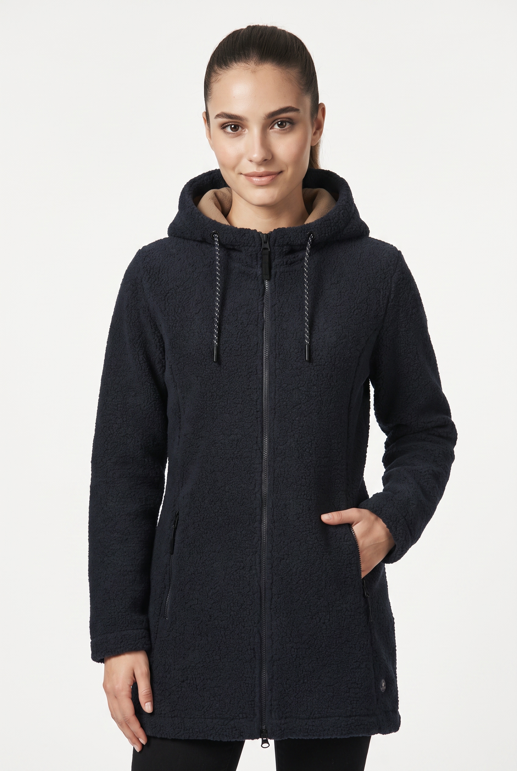 G.I.G.A. DX by killtec Strickfleecejacke "GW 41 WMN PRK" mit Kapuze mit 2-Wege-Reißverschluss, aus kuschelig weichem Material