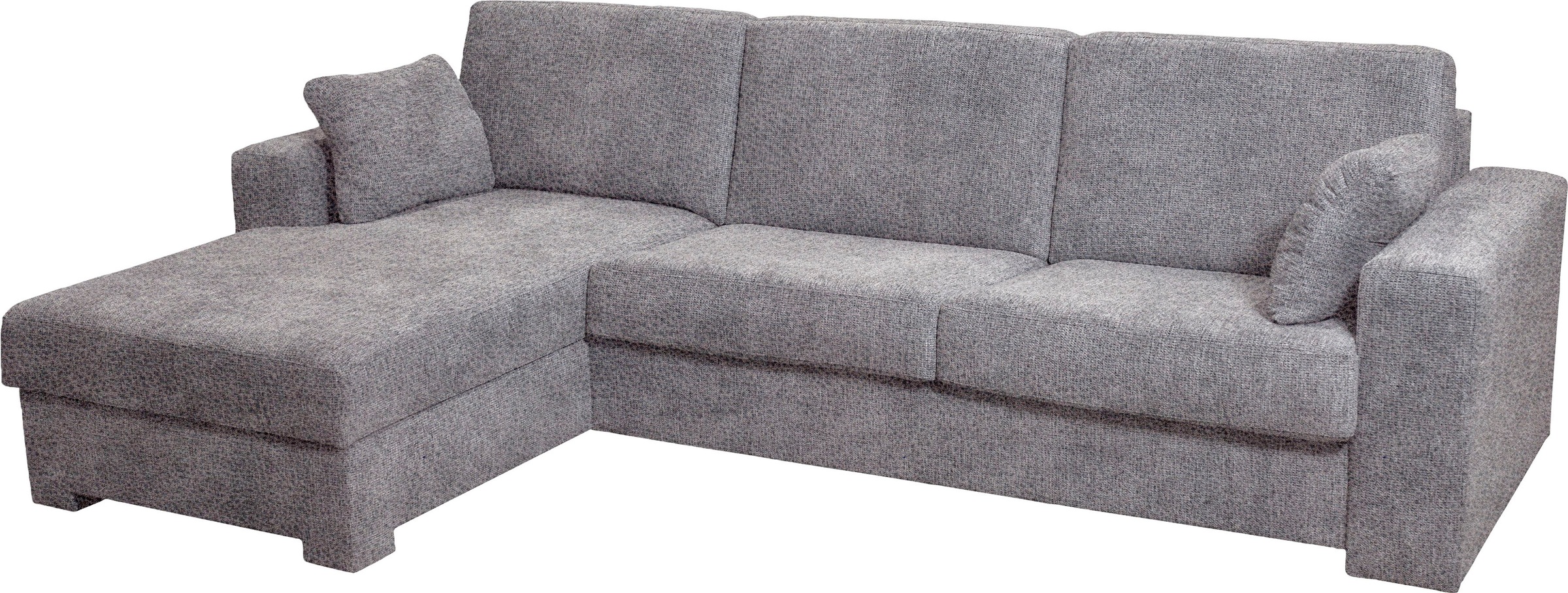 Home affaire Ecksofa »Roma "M" Matratzenhöhe 14 cm, Dauerschlaffunktion, mit Unterfederung,«, Liegemaße ca 143x198 cm, L-Form