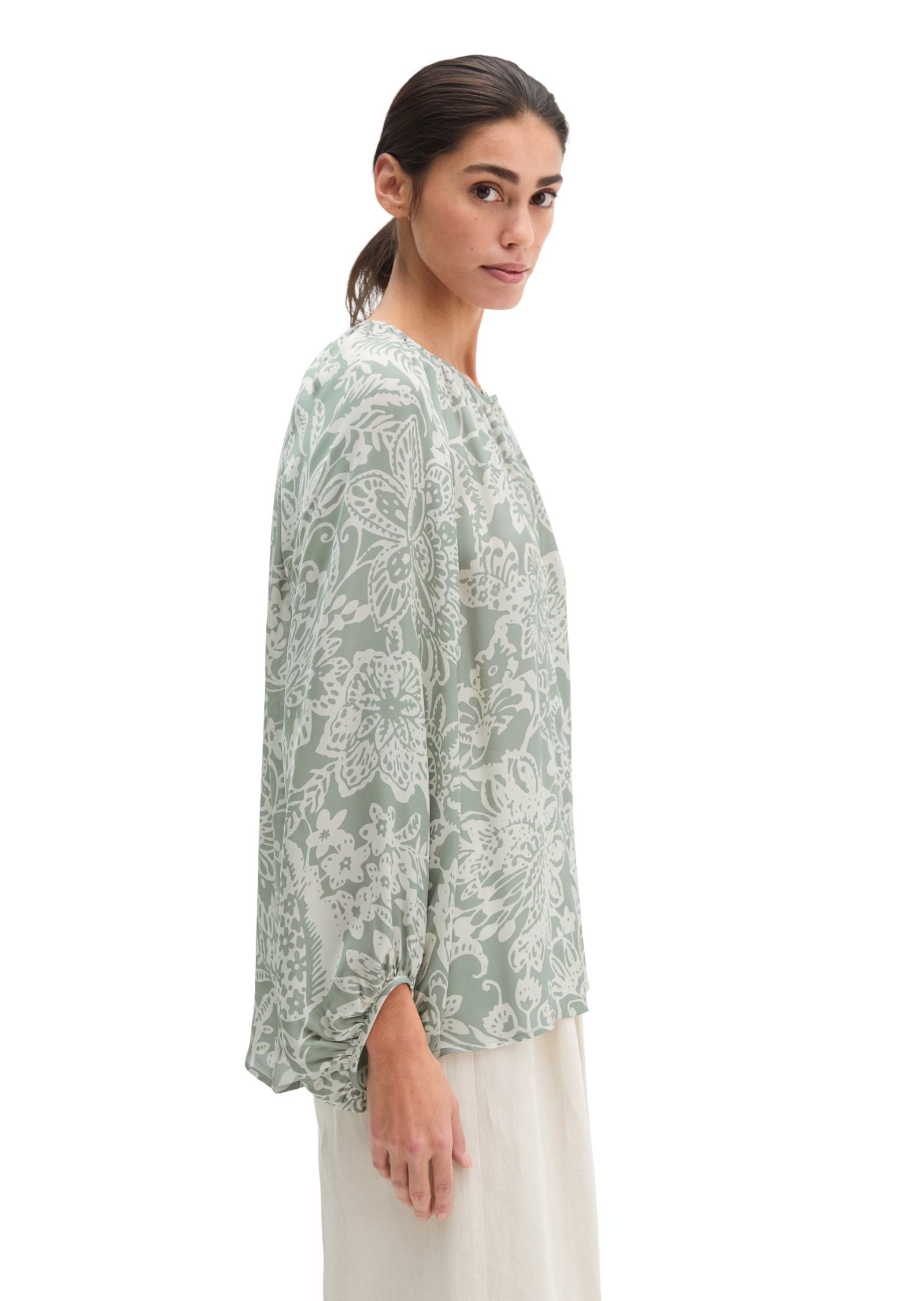 Marc OPolo Langarmbluse "aus leichtem Viskose-Twill" günstig online kaufen