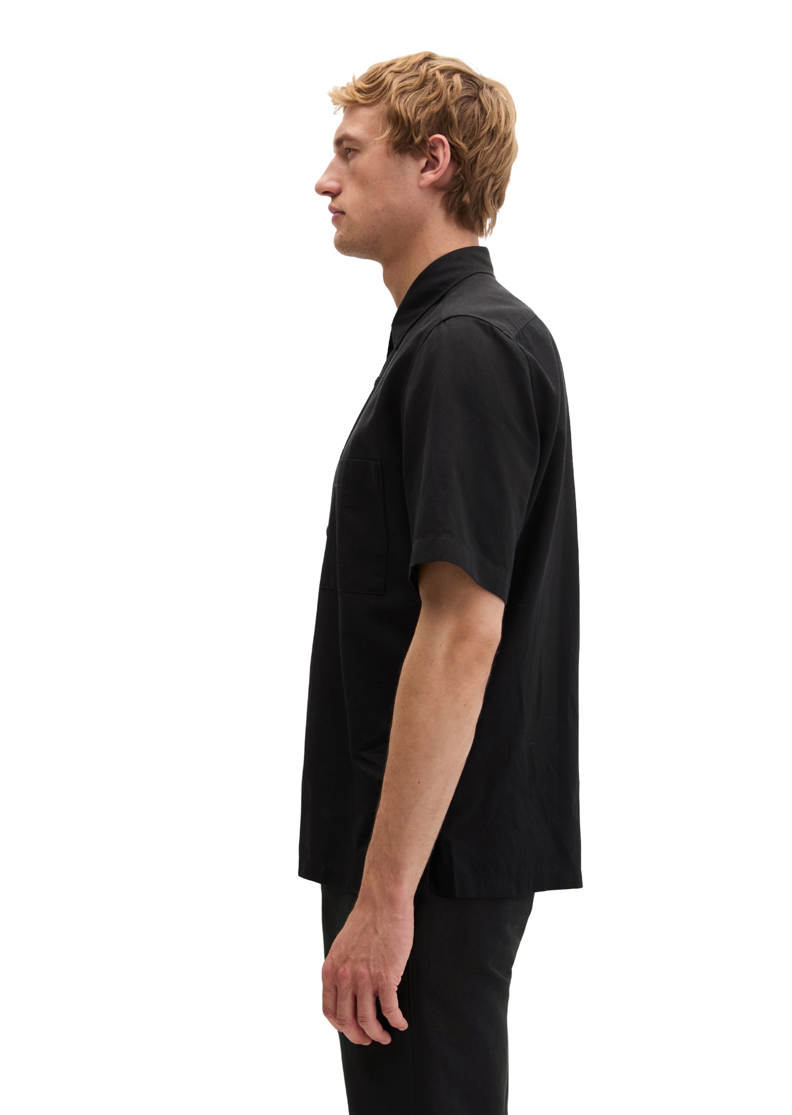 Marc O'Polo Kurzarmhemd »aus weichem TENCEL™ Lyocell - Mix«