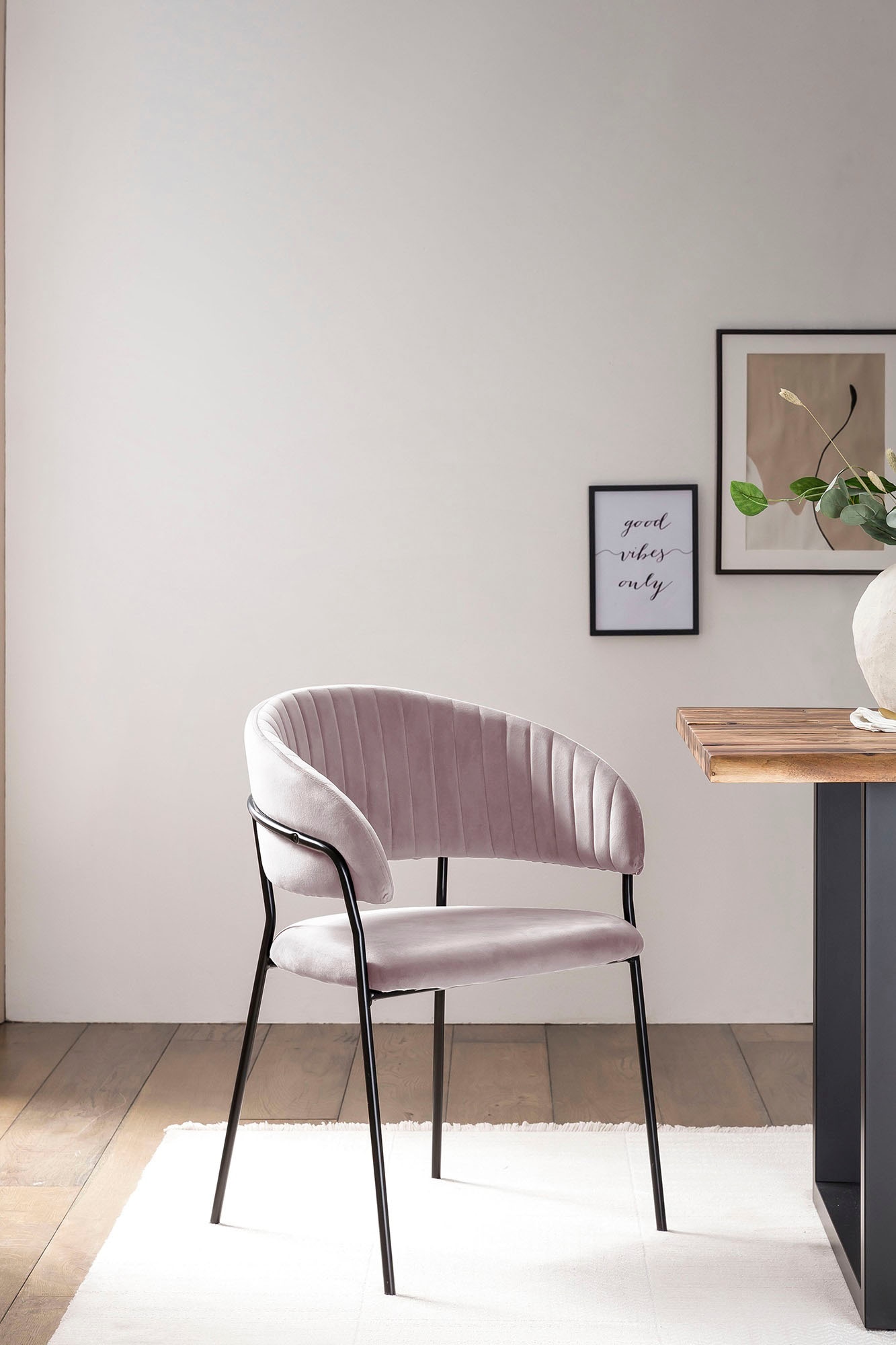 SalesFever Esszimmerstuhl "Idro Komfortabler Polsterstuhl" () 1 Stk.Abgerun günstig online kaufen