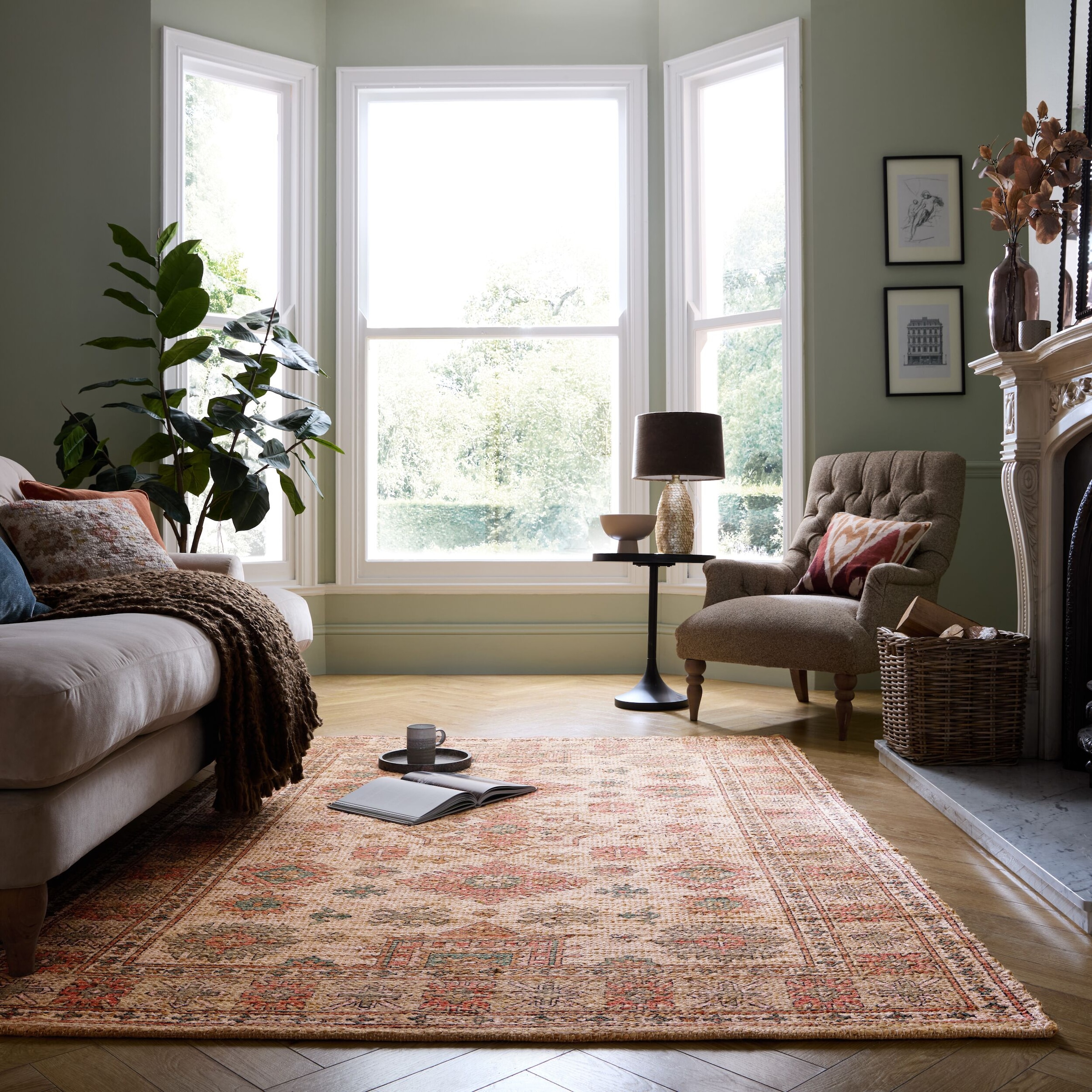 FLAIR RUGS Teppich rechteckig 7 mm Höhe Chenille-Jutemischung günstig online kaufen