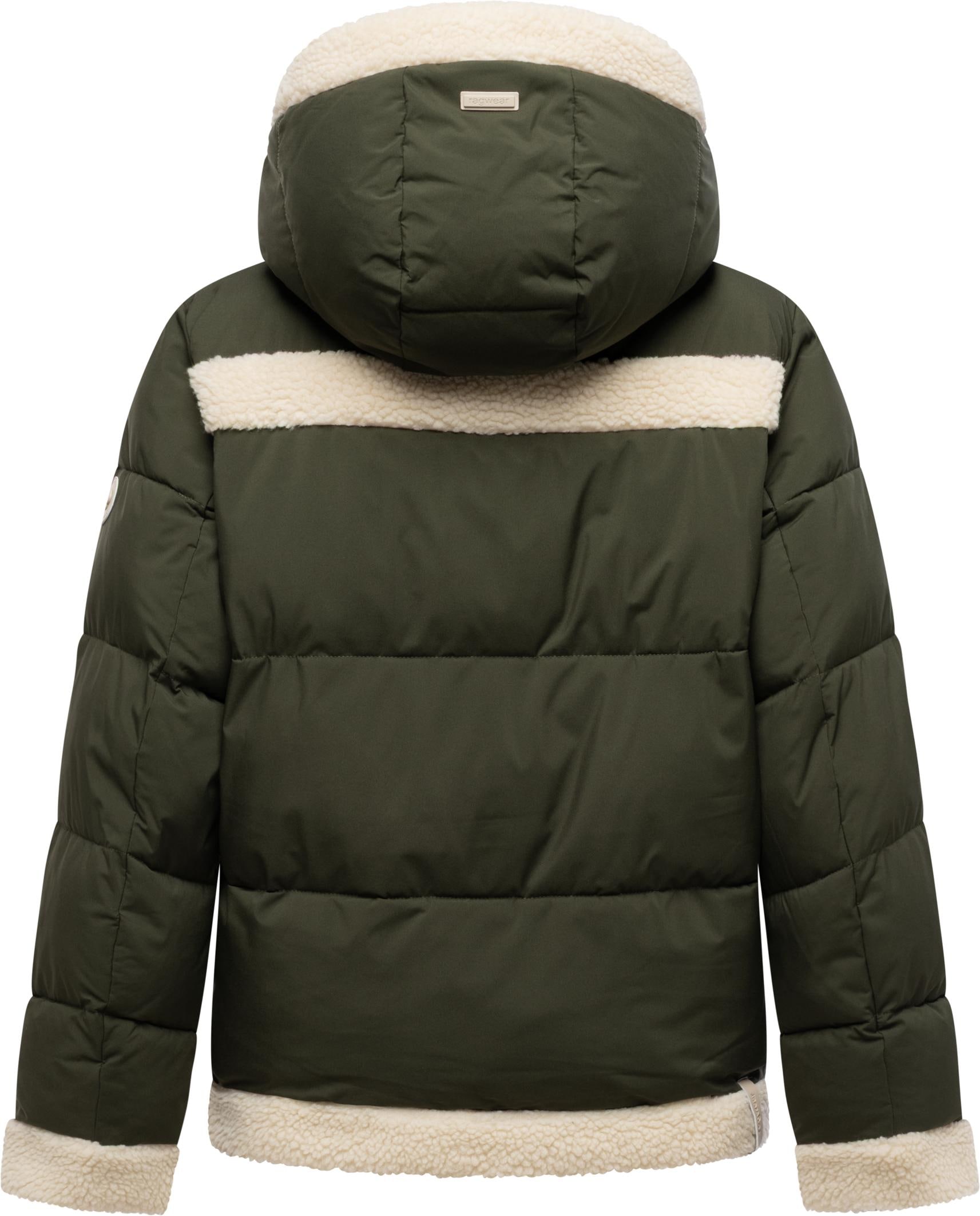 Ragwear Winterjacke »Editah YOUMODO« mit Kapuze warme modische Jacke mit Plüsch-Details