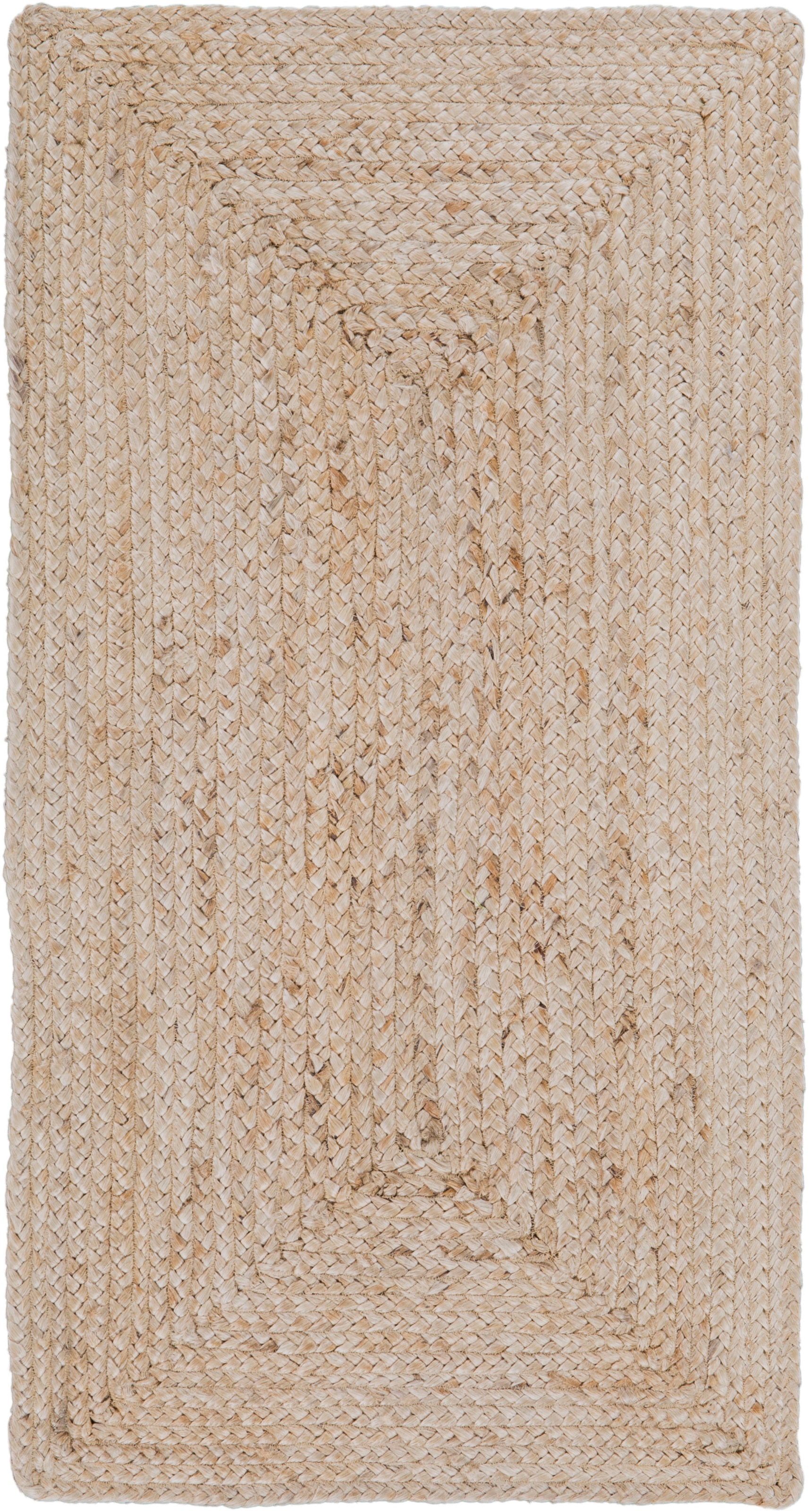 Teppich »Salo«, rechteckig, handgeflochten, Flecht Design, 100% Naturfaser, mit Bordüre