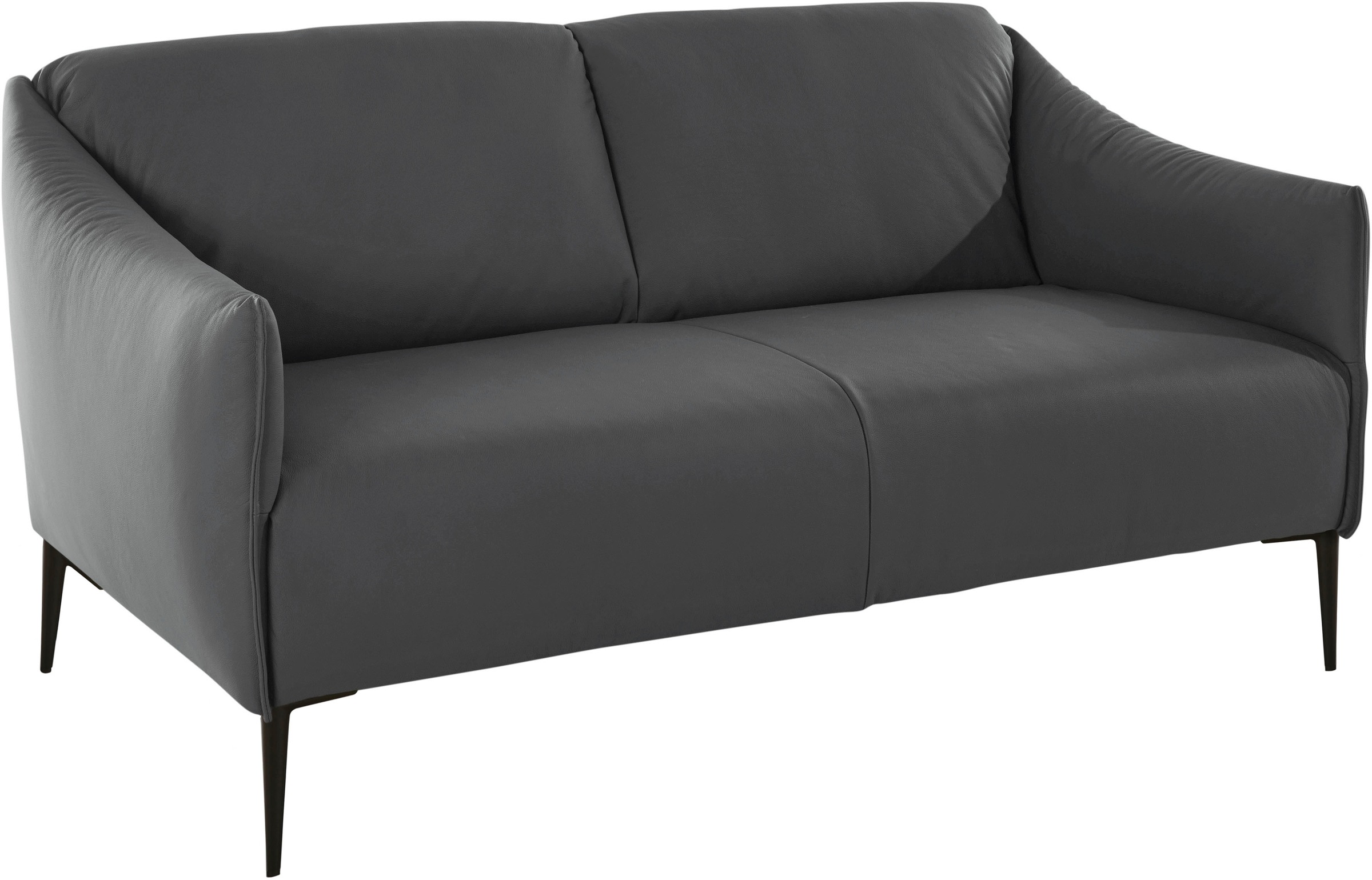W.SCHILLIG 2-Sitzer »sally«, mit Metallfüßen in Schwarz pulverbeschichtet, Breite 154 cm
