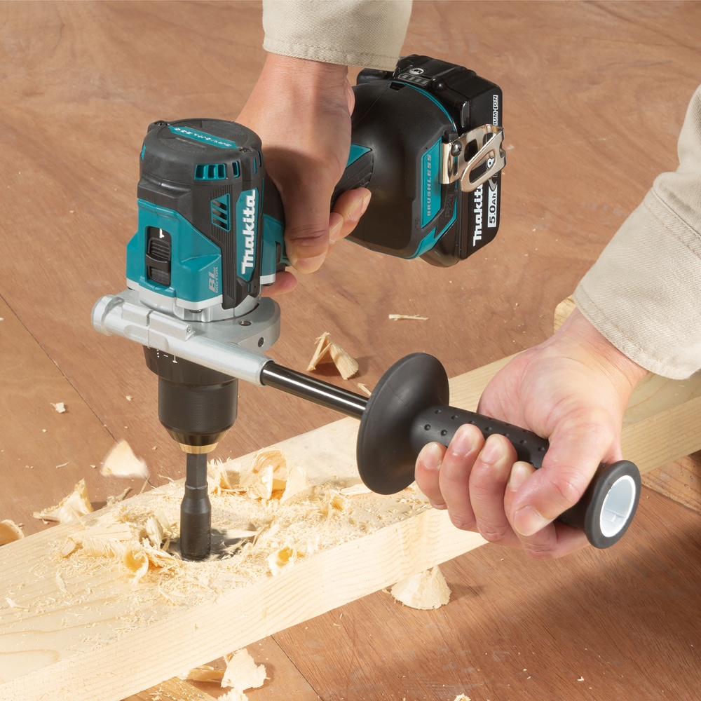 Makita Akku-Bohrschrauber »»DDF492RG3J« 18V, max. 141 Nm, Inkl. 3x 6Ah Akku und Ladegerät« extrastark, bürstenlos, für intensive Bohrungen und Verschraubungen