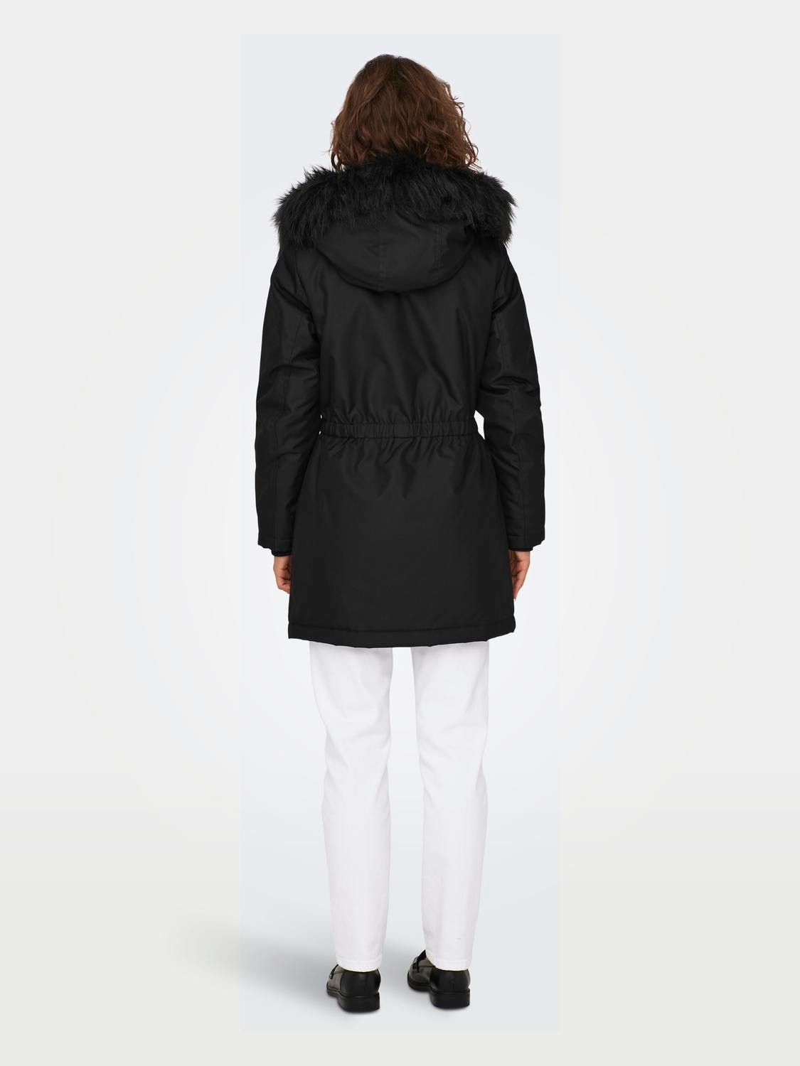 ONLY Parka »ONLIRIS FUR WINTER PARKA LIFE CC OTW«, mit Kapuze, mit verdeckter Knopfleiste