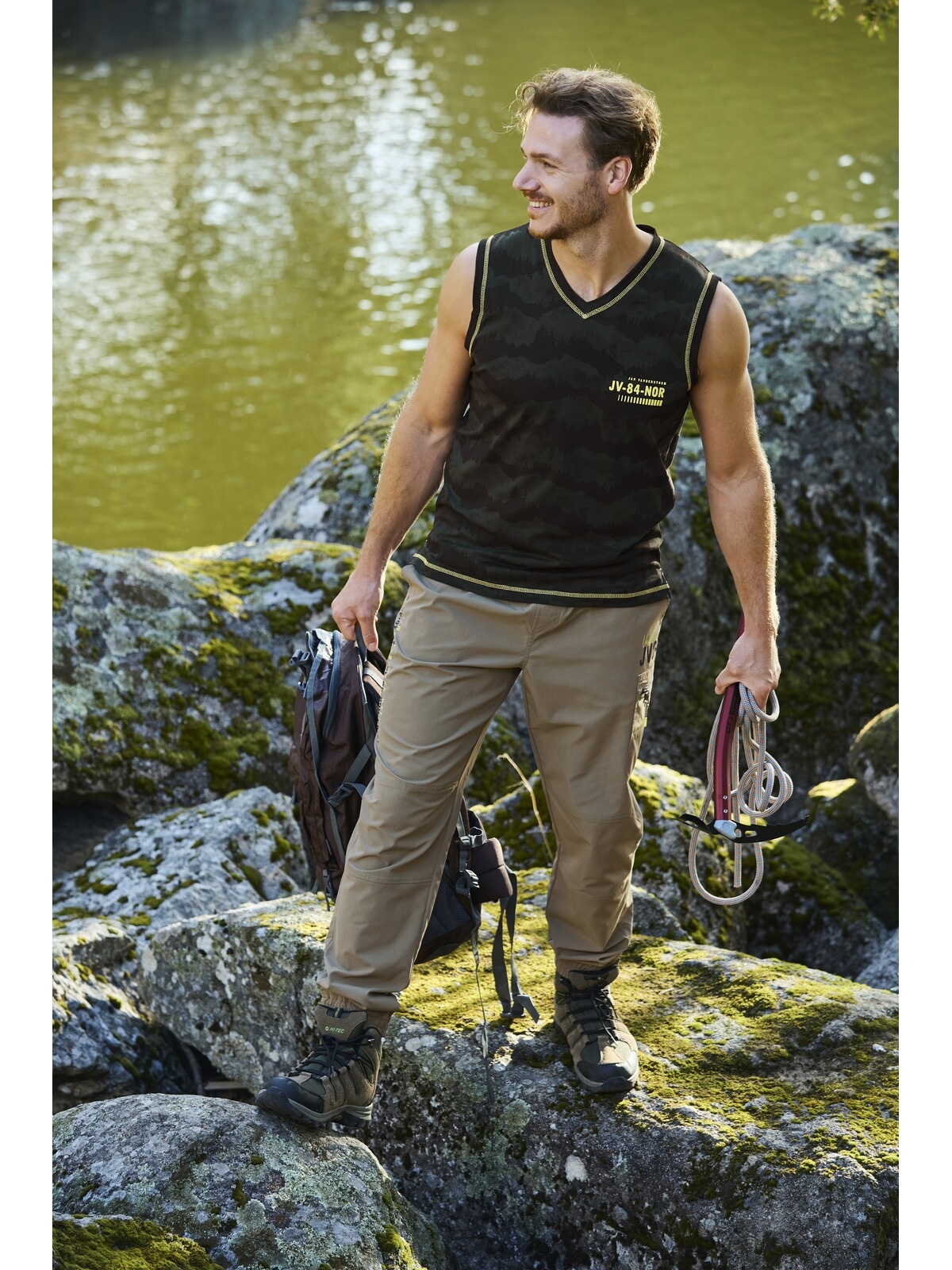 Jan Vanderstorm Tanktop »Tanktop FAFNER«, (1 tlg.), im Muskelshirt-Schnitt