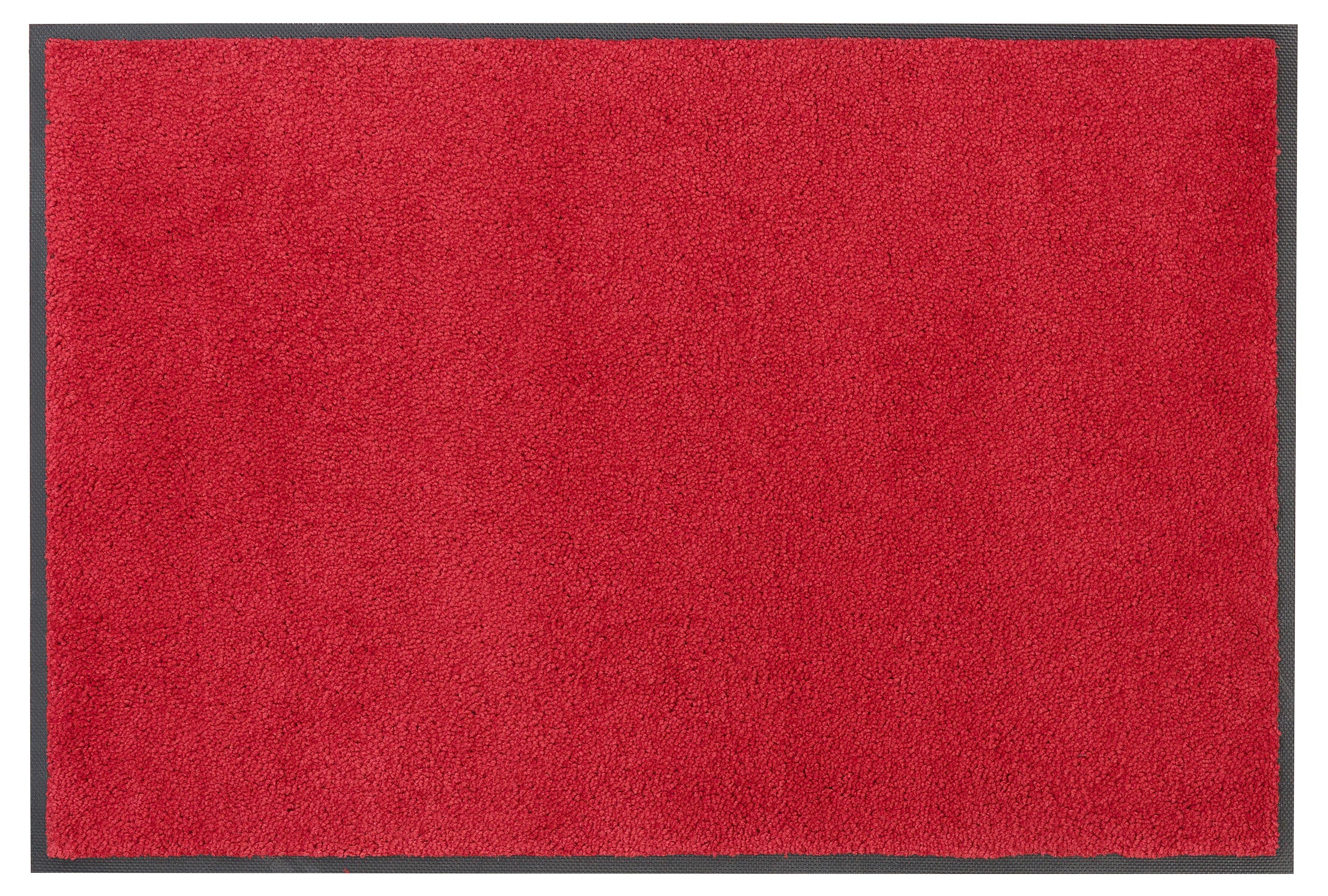 OTTO home Fußmatte "Lavea" rechteckig 9 mm Höhe Schmutzfangmatte, Uni-Farben, In- und Outdoor-Teppich, waschbar