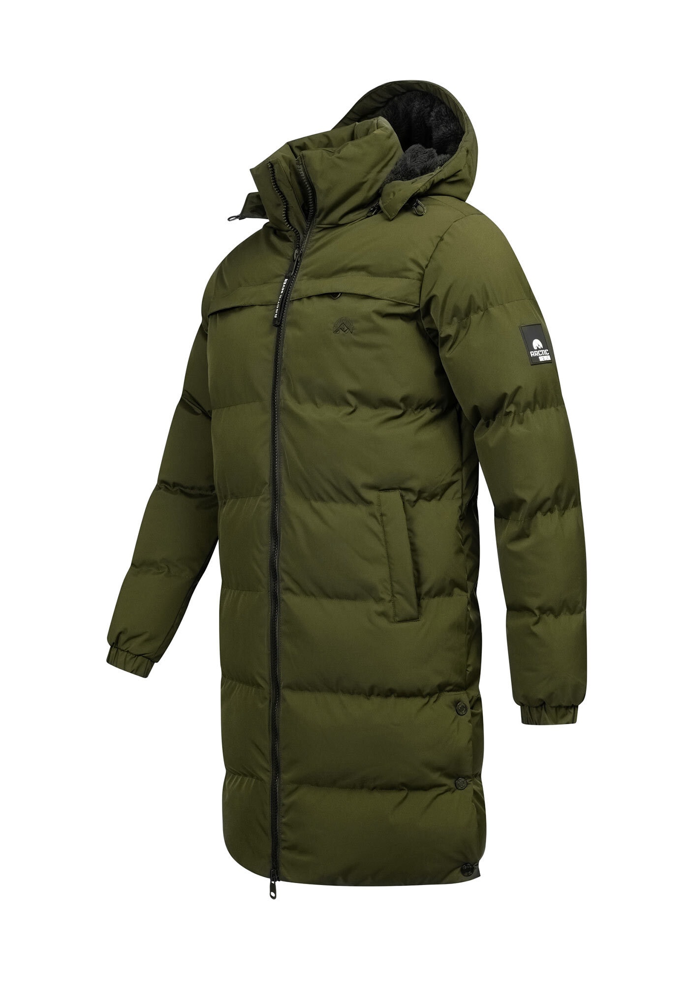 Arctic Seven Winterjacke »ASNorwiig«, mit warmem Teddyfell und abnehmbarer Kapuze