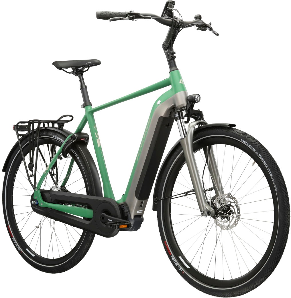 Kross E-Bike »KROSS E-Citybike Damen Sentio 6.0 28" grün«, 8 Gang, Shimano, Nexus, Mittelmotor 250 W