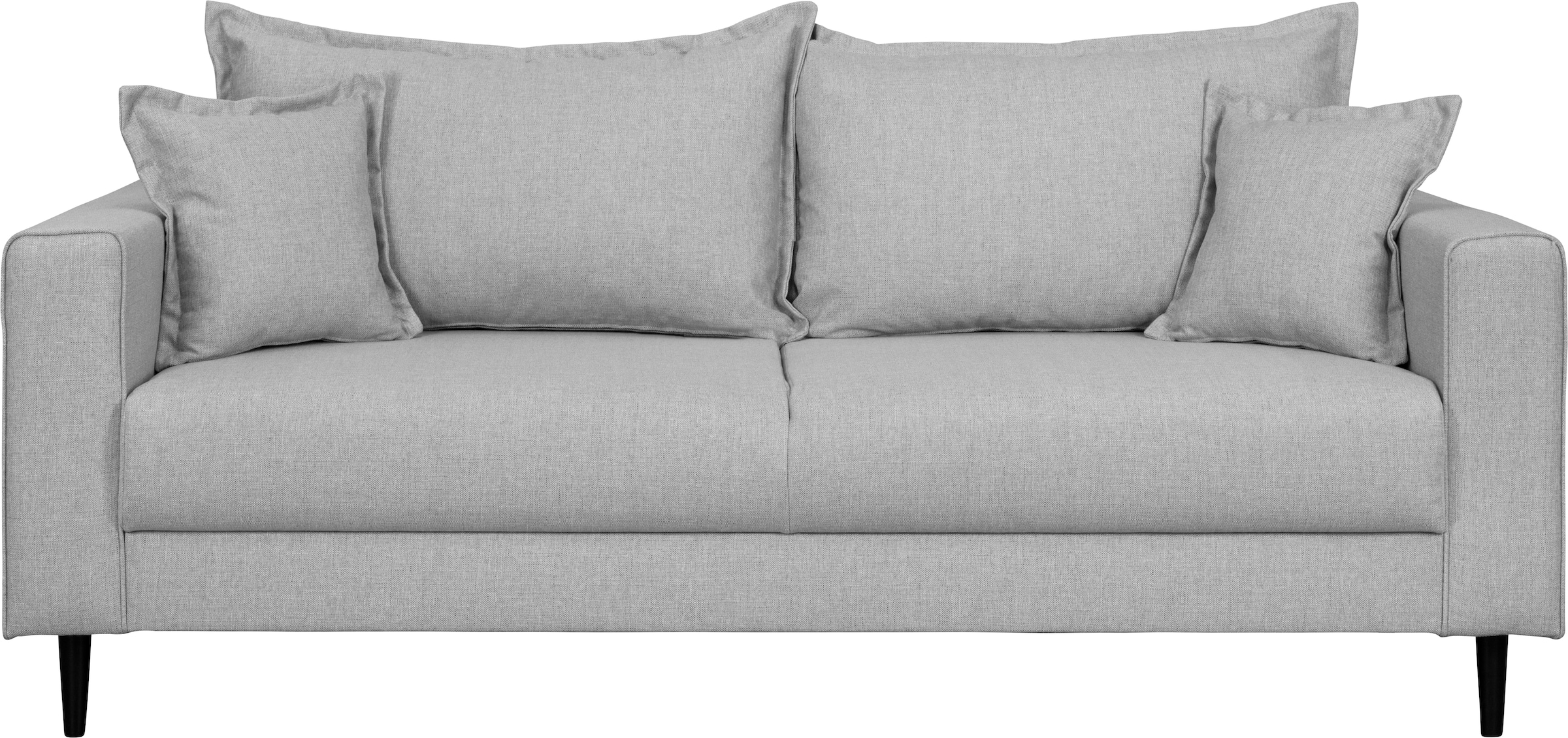 Home affaire 2-Sitzer »VEYRAS, hoher Sitzkomfort, Maße B/T/H: 162/84/76 cm«, mit Wellenunterfederung, incl. Rückenkissen und Zierkissen