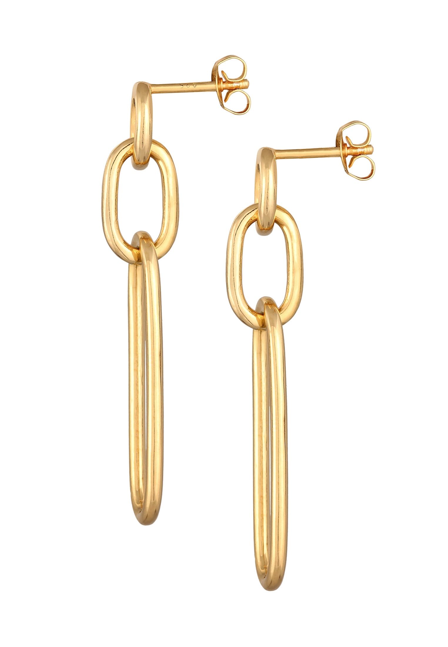 Elli Paar Ohrstecker »Glieder Basic Hänger Blogger 925 Silber«