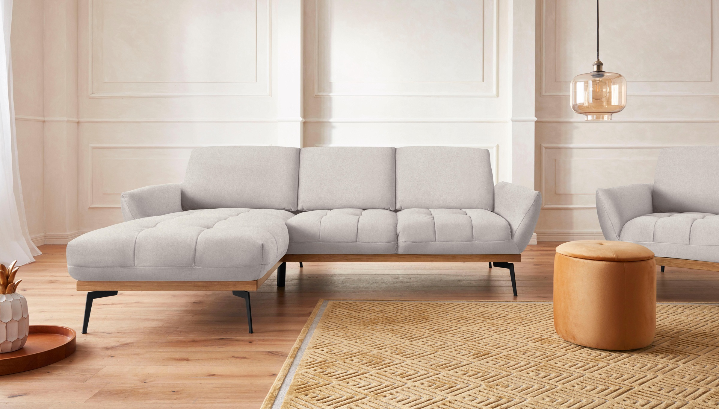 Guido Maria Kretschmer Home&Living Ecksofa "Palíc, inkl. Rückenverstellung, günstig online kaufen