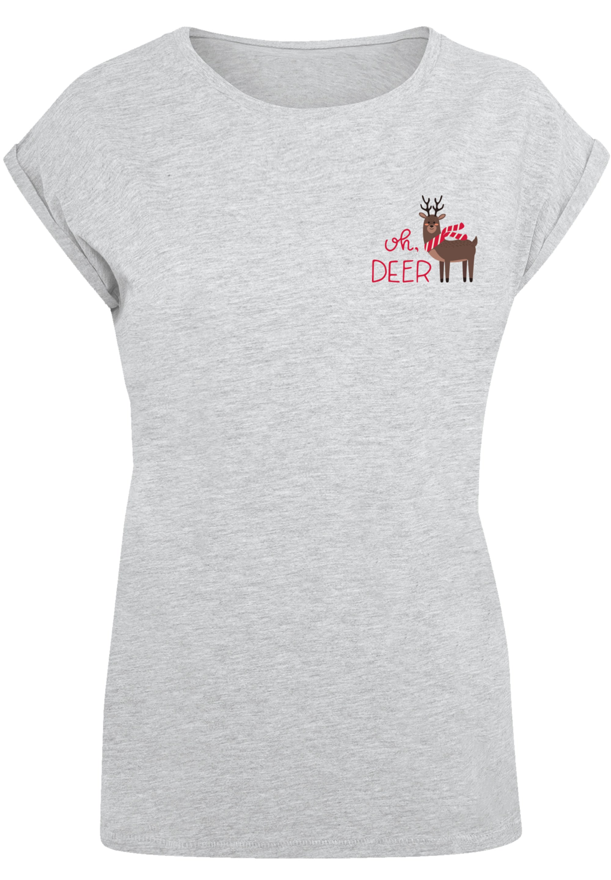 F4NT4STIC T-Shirt »Christmas Deer«, Premium Qualität, Rock-Musik, Band