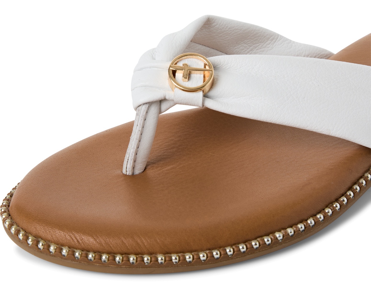 Tamaris Dianette, Zehentrenner, Sommerschuh mit glänzenden Nieten am Sohlen günstig online kaufen