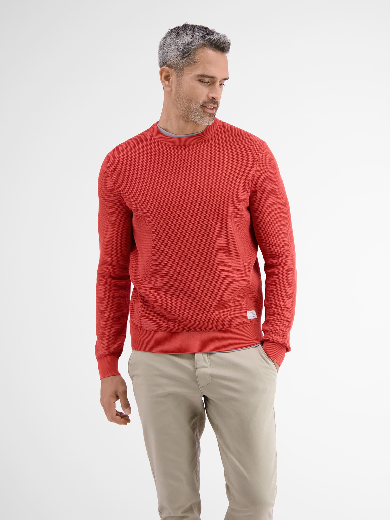 LERROS Strickpullover »LERROS Strickpullover, O-Neck«
