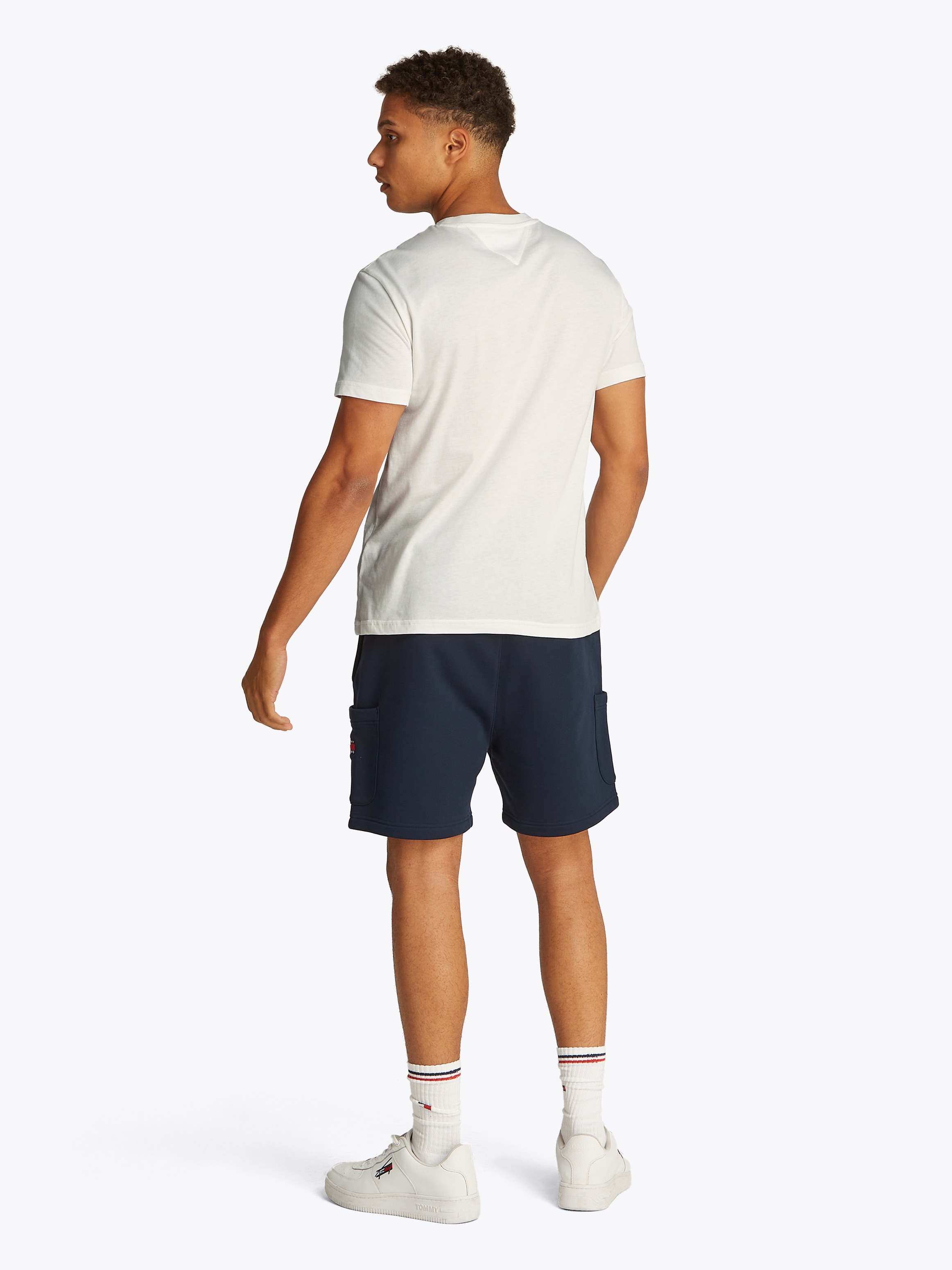 Tommy Jeans Rundhalsshirt »TJM XSLIM 2PACK JERSEY TEE EXT«, (Packung, 2er-Pack), Logostickerei, 2Pack