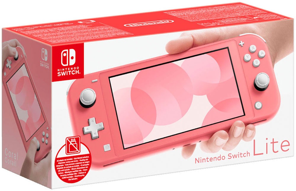 NINTENDO SWITCH Spielekonsole "Lite (ohne Netzteil)", B:20,8cm H:9,11cm T:1,39cm, orange, Spielekonsolen