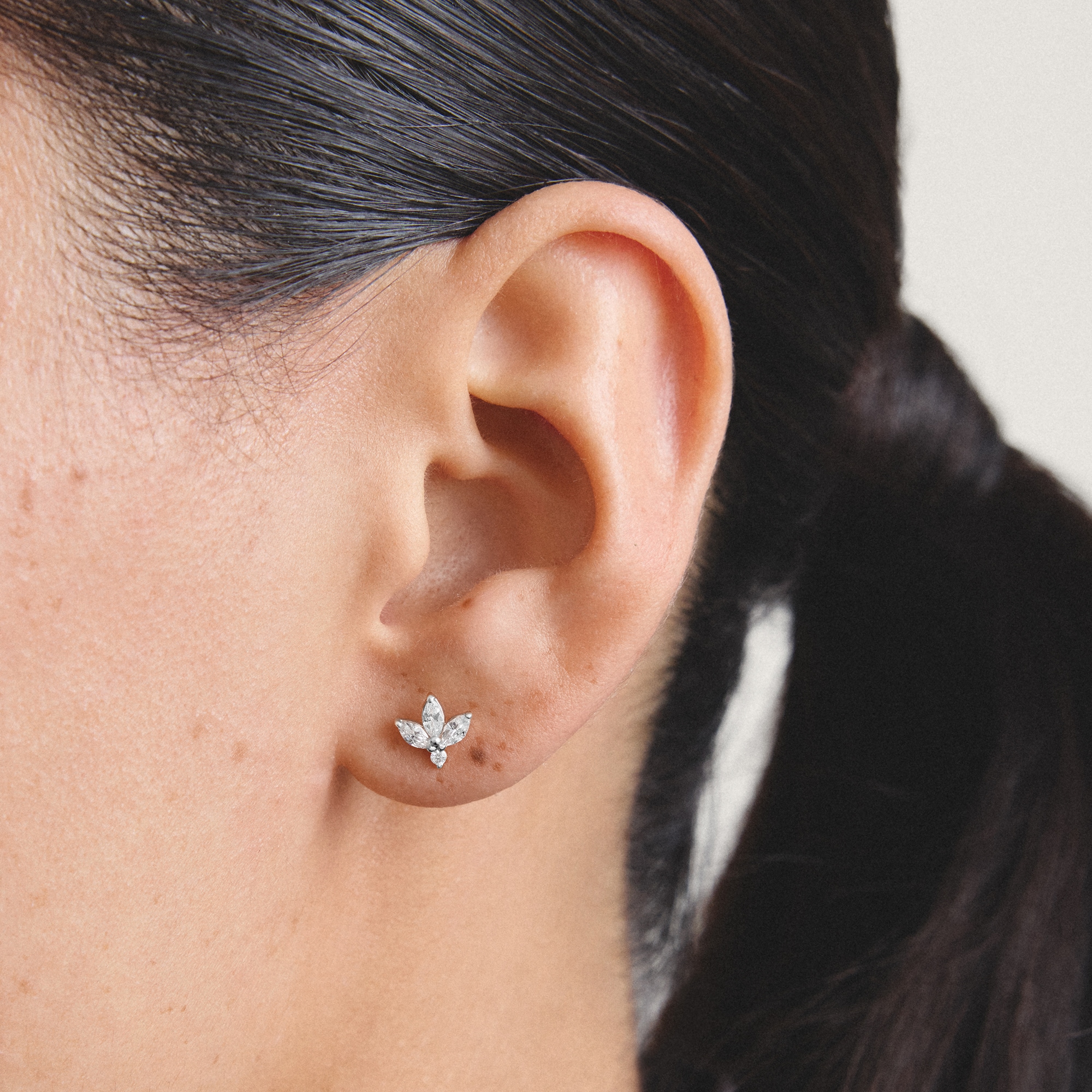 THOMAS SABO Paar Ohrstecker »Blüten-Optik« mit Zirkonia (synth.)