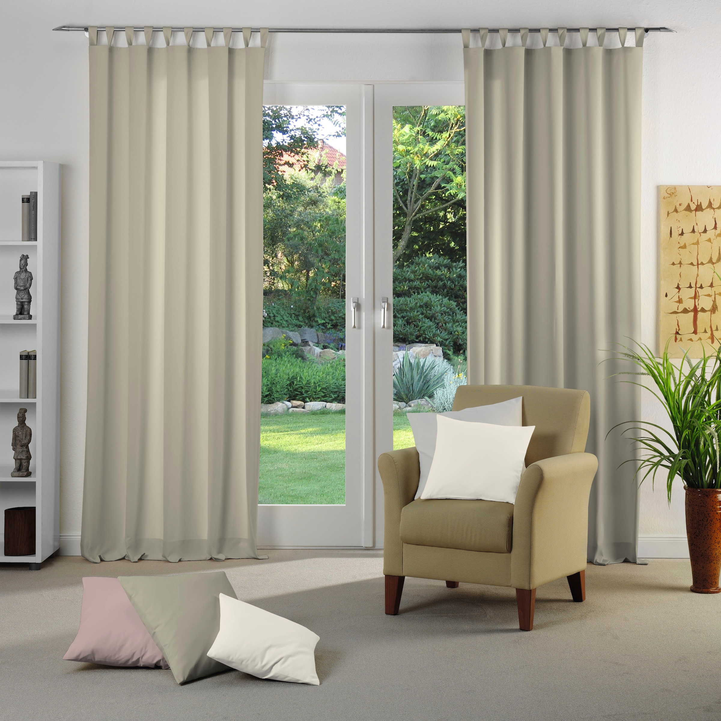 Wirth Vorhang "Newbury" Schlaufen 1 Stk. tlg. nach Maß günstig online kaufen