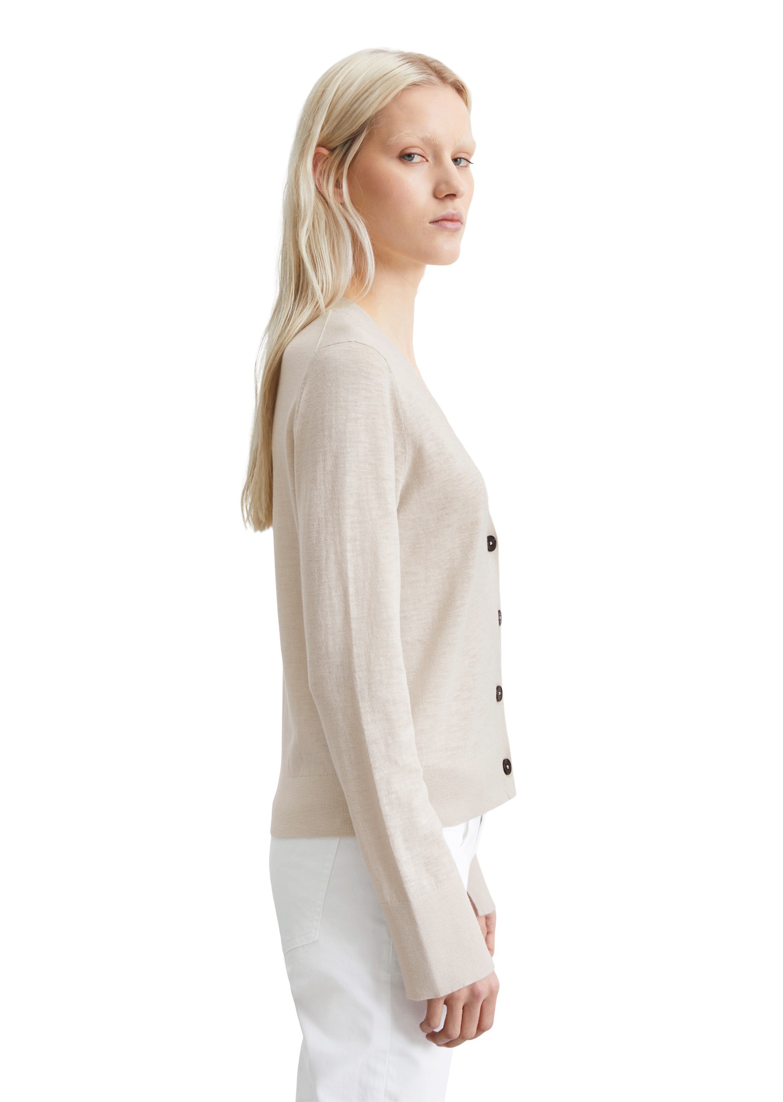 Marc O'Polo Cardigan »aus Baumwoll-Leinen-Slub-Garn«