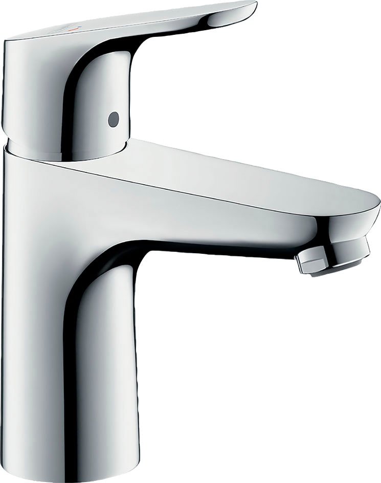 hansgrohe Waschtischarmatur "Focus", 10cm, CoolStart ohne Ablaufgarnitur, chrom