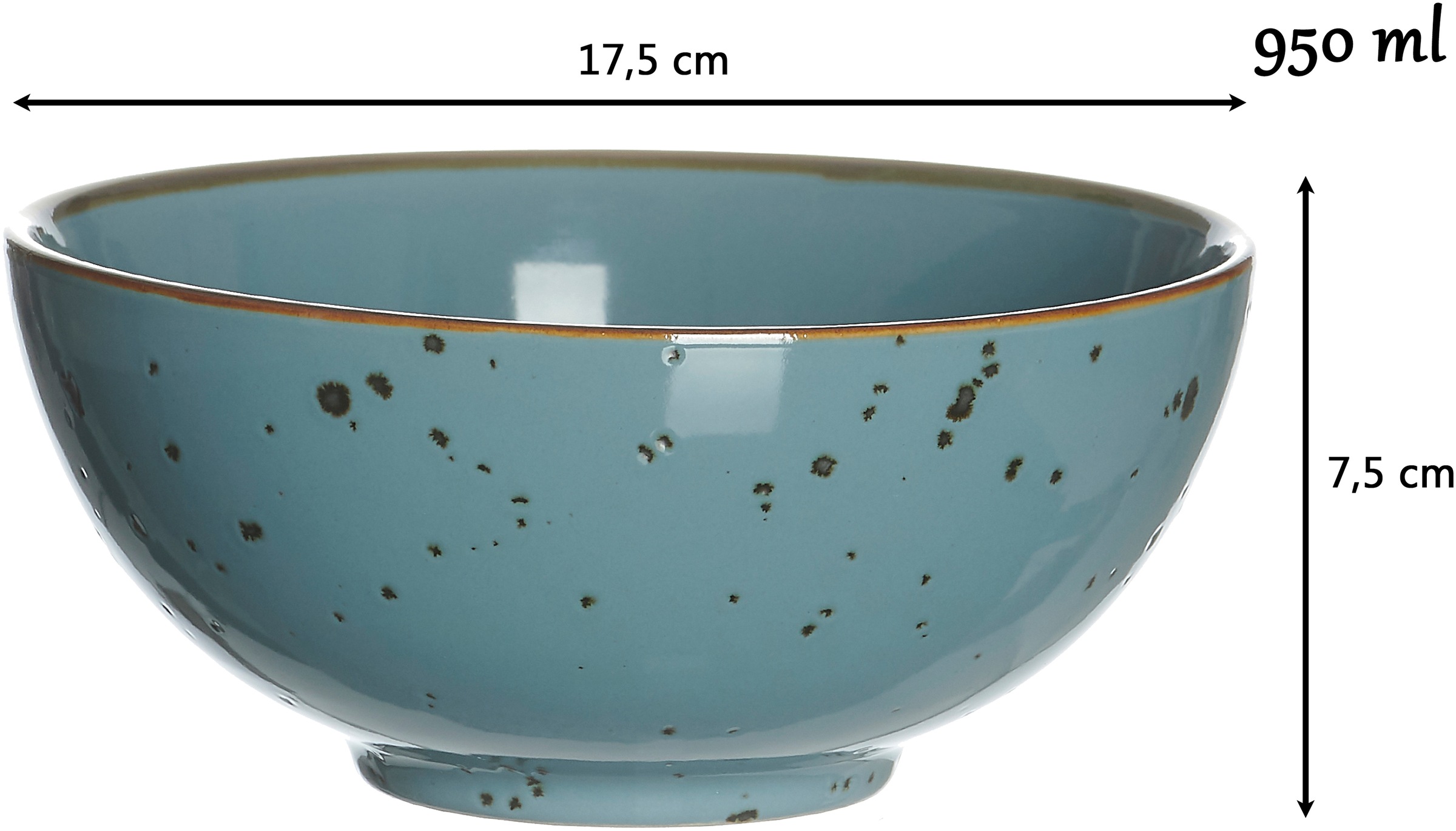 Ritzenhoff & Breker Schale »Xico«, 2 tlg., aus Steinzeug, Buddha-Bowls, Ø 17,5 cm