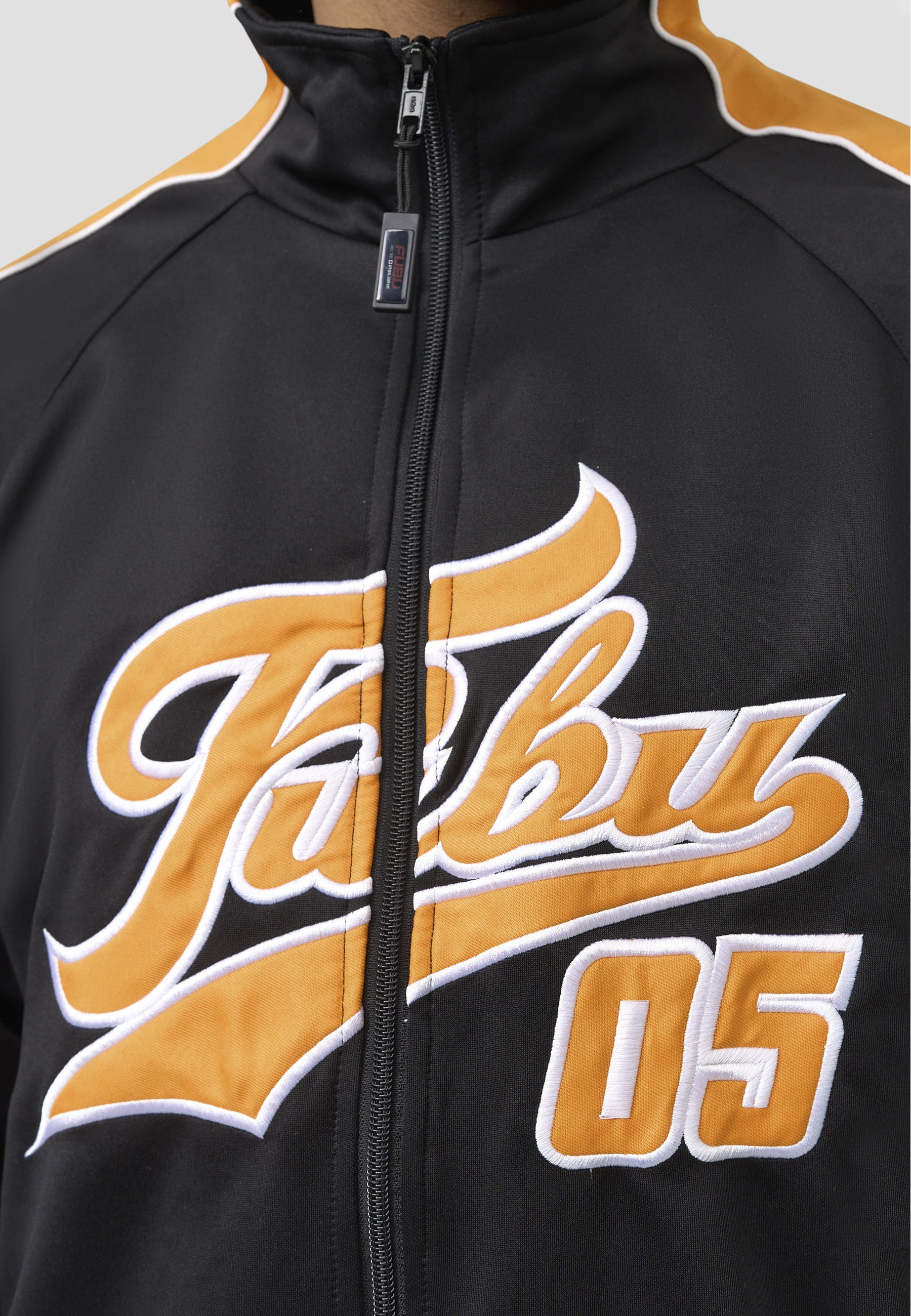 Fubu Allwetterjacke »Fubu Herren FM213-002-1 Varsity Track Jacket« 1 Stk. tlg. ohne Kapuze