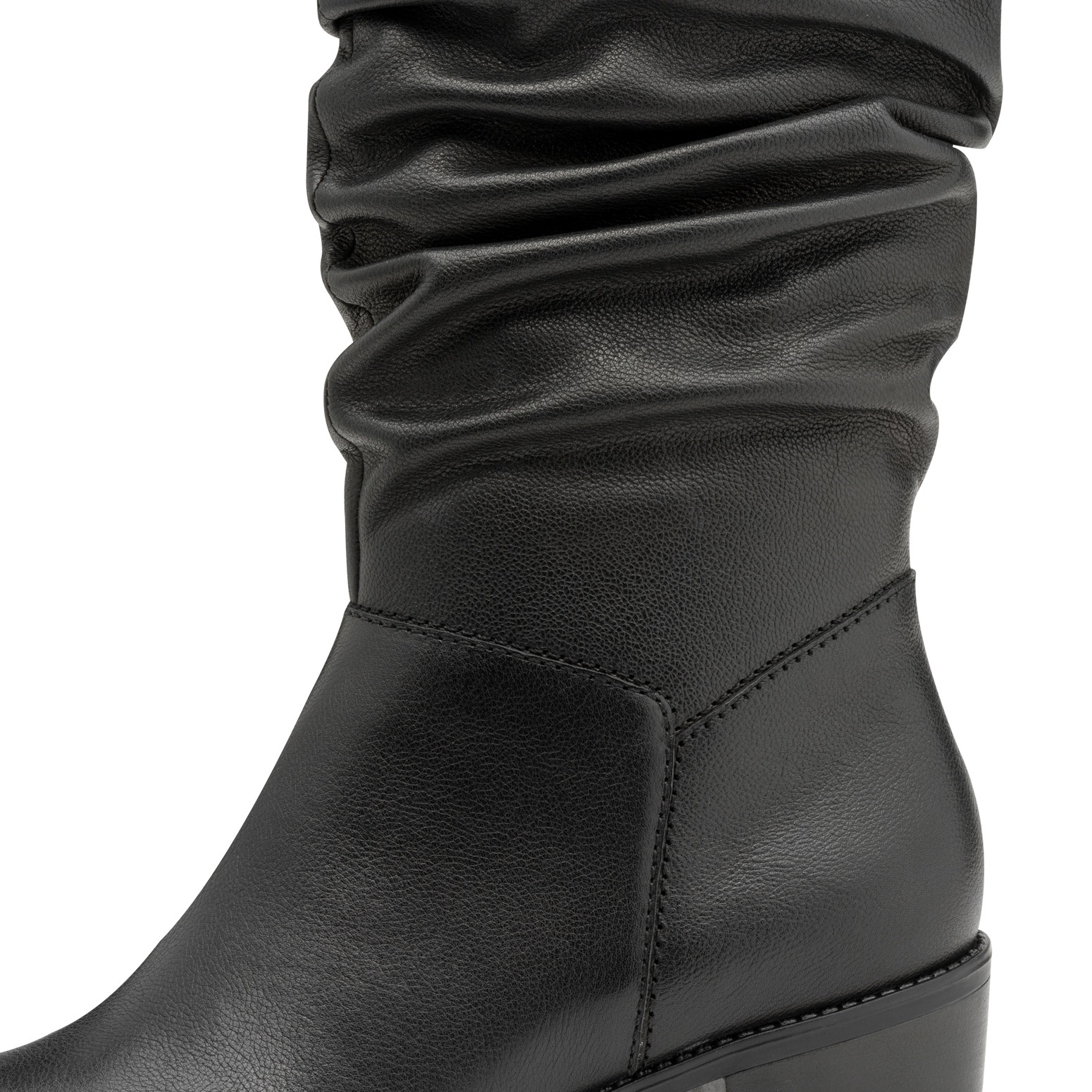 Thumbnail - Tamaris Stiefel, Blockabsatz, Kurzstiefel mit Falten am slouchy Schaft