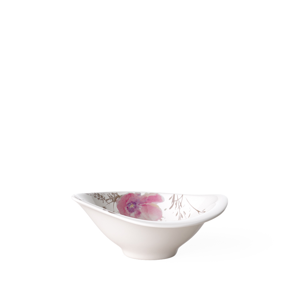 Coupelle à Sauce Villeroy & Boch Mariefleur Gris - Porcelaine Premium - 12x8 Cm - Lavable Au Lave-vaisselle
