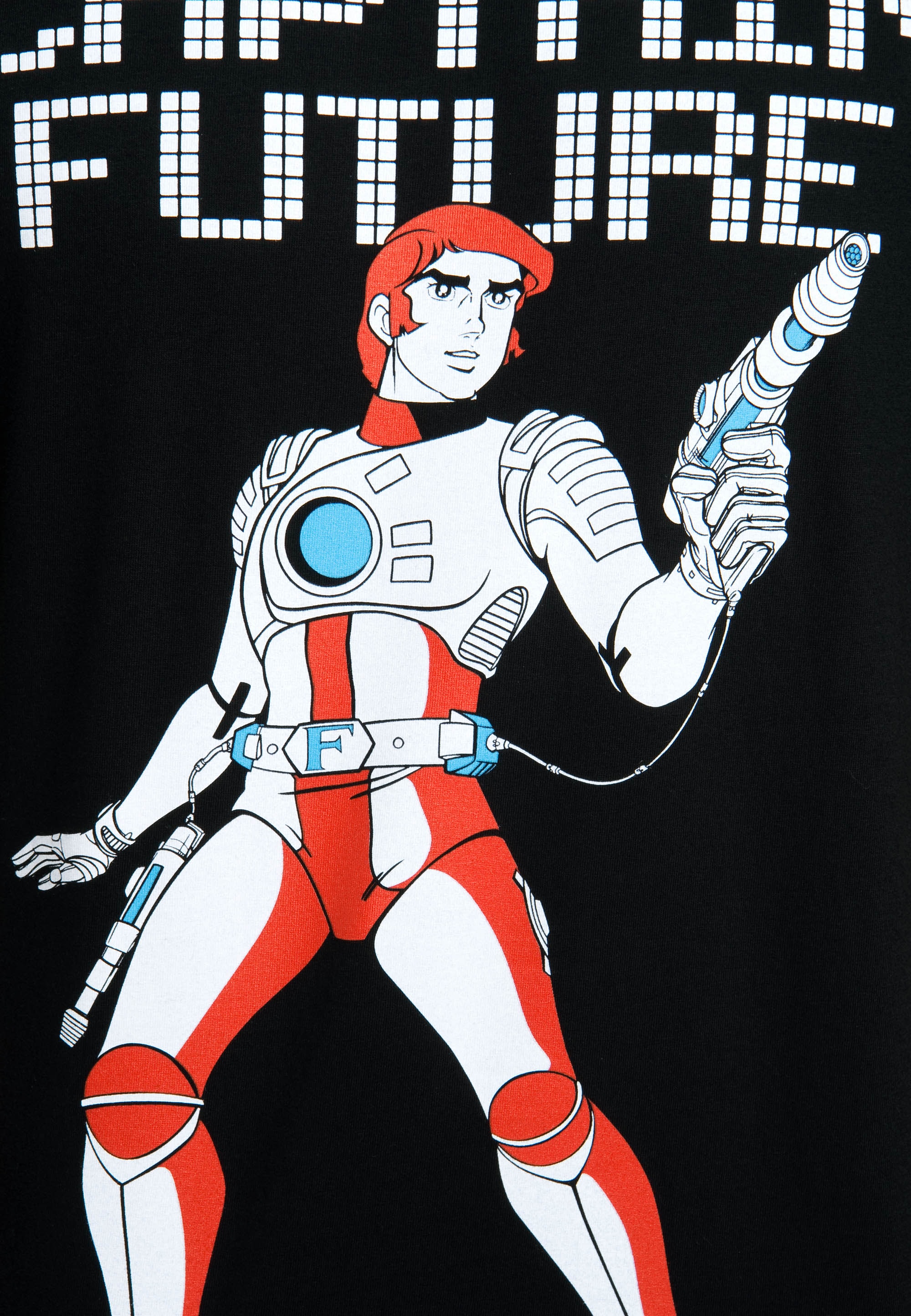 LOGOSHIRT T-Shirt »Captain Future«, mit | BAUR ▷ Future-Frontprint kaufen Captain coolem