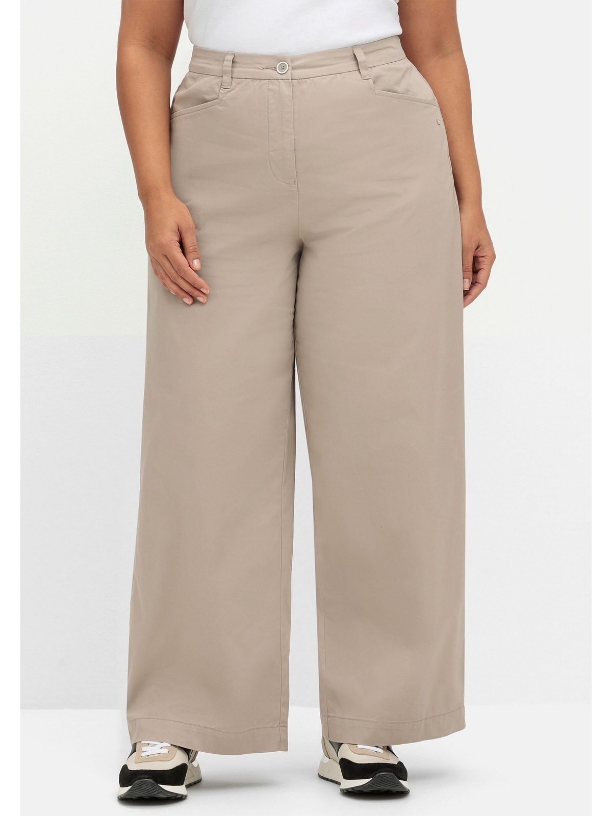 Sheego Stretch-Hose »Große Größen«, im Chino-Stil, aus leichtem Twill