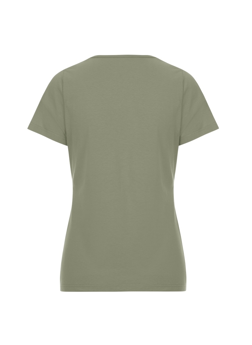 Trigema T-Shirt »TRIGEMA Damen T Shirt aus Biobaumwolle« 1