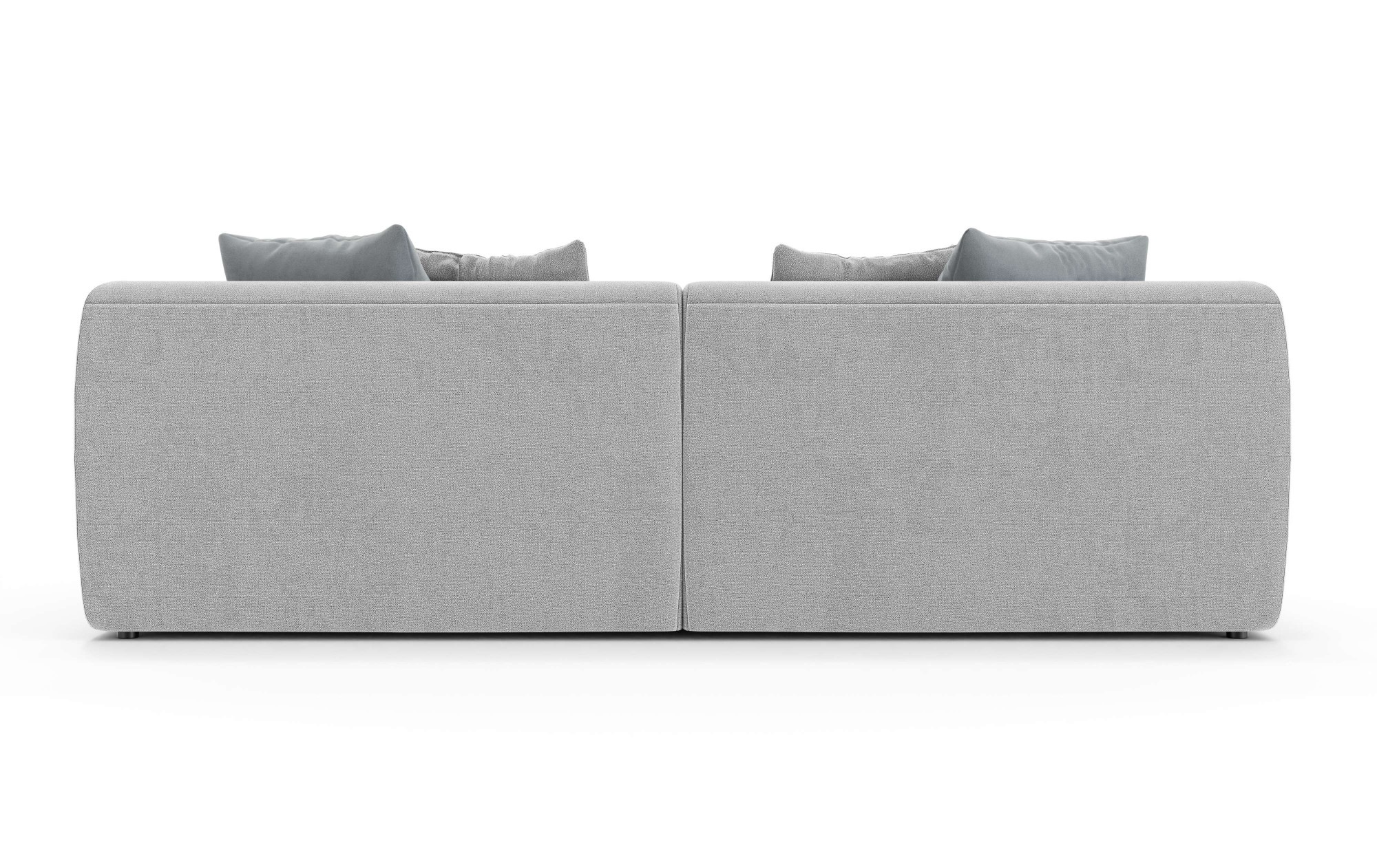 s.Oliver Big-Sofa »COBBO 3-Sitzer Design-Sofa Bubble-Optik, Maße B/T/H: 259/126/104 cm«, mit vielen Kissen, moderne Steppung und hoher Sitzkomfort