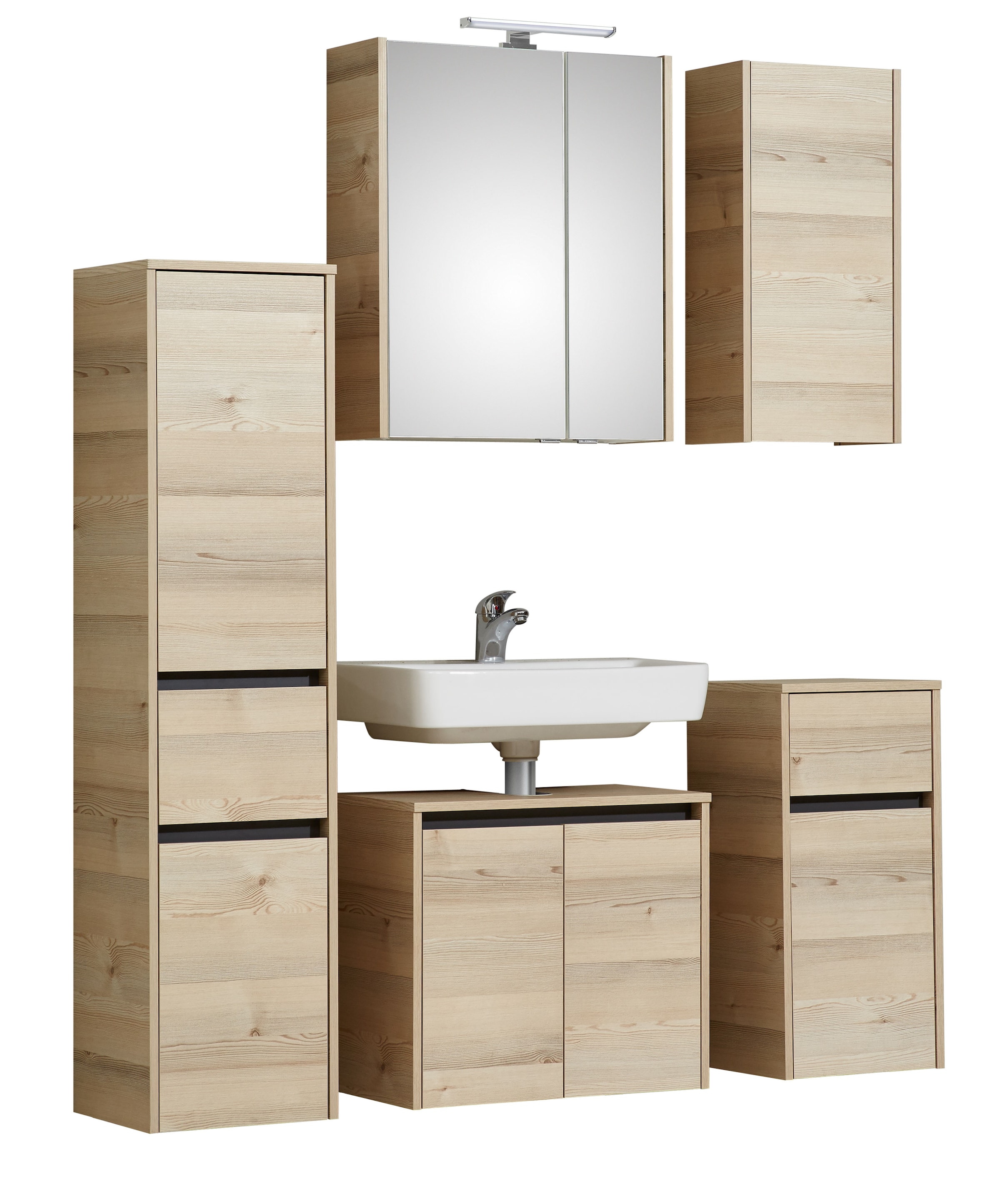 Saphir Badmöbel-Set "Quickset 393" Komplett-Set, 5 Stk. tlg. günstig online kaufen