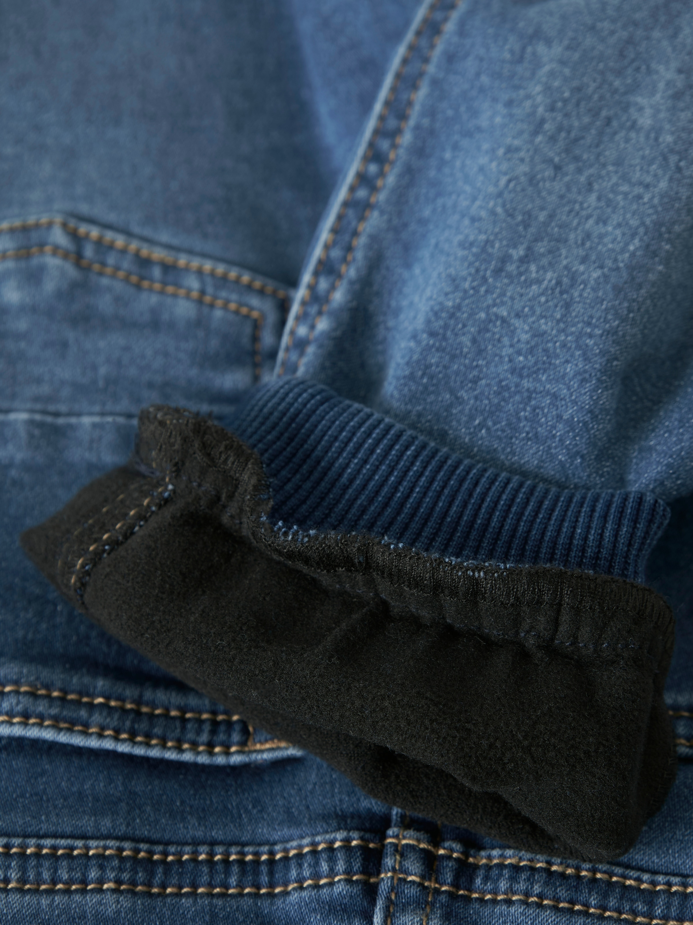 Name It Schlupfjeans »NMMBEN BAGGY R FLEECE JEANS 7509-AN« Baumwollmischung, baggy fit
