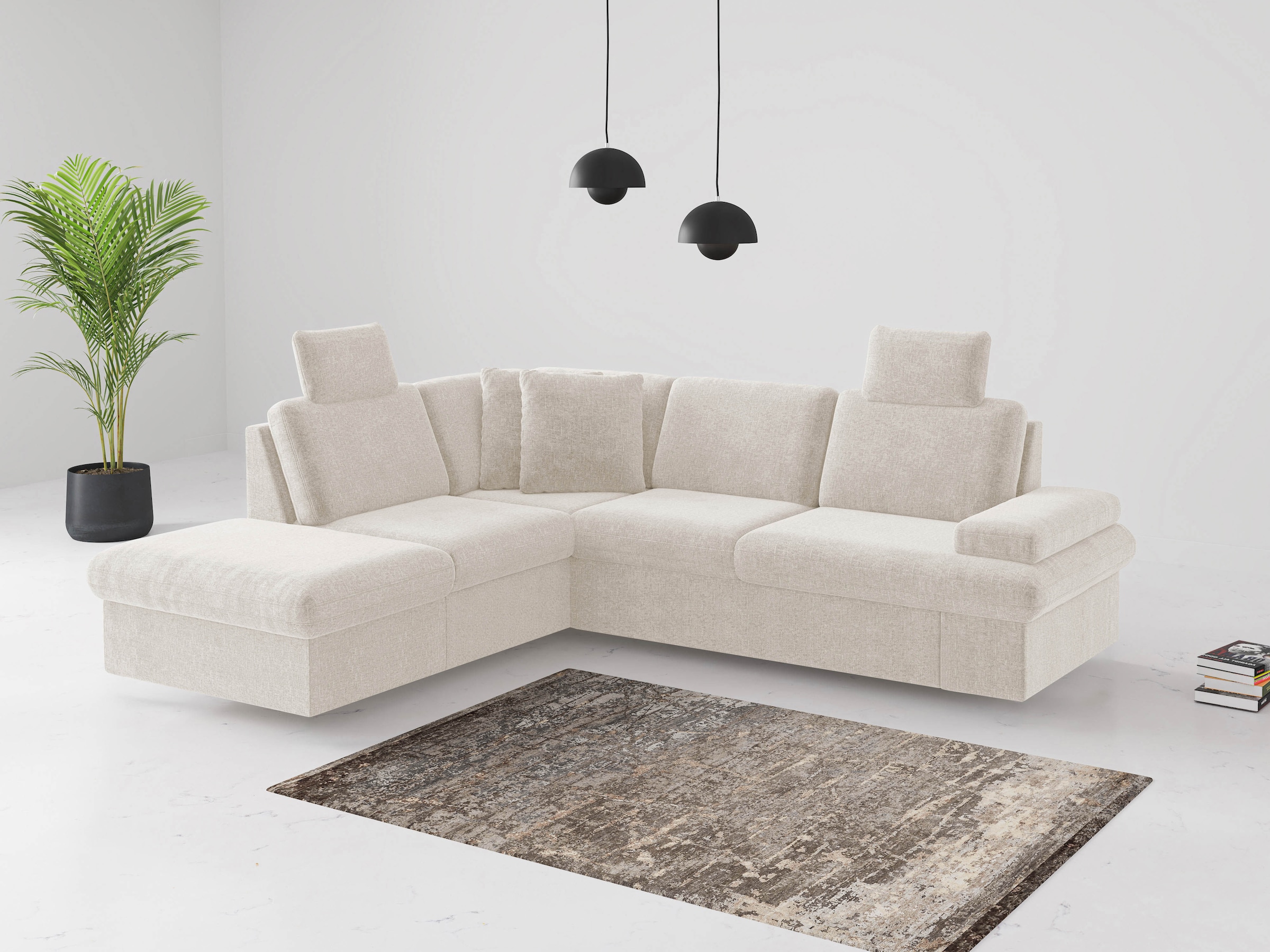 sit&more Ecksofa "Moreno", mit Armteilverstellung,wahlweise mit Bettfunktio günstig online kaufen