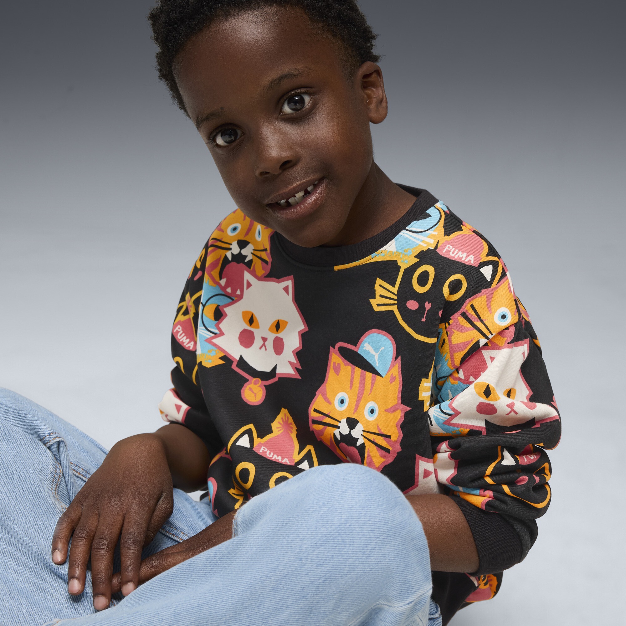 PUMA Sweatshirt »Moody Cat Sweatshirt Kinder«