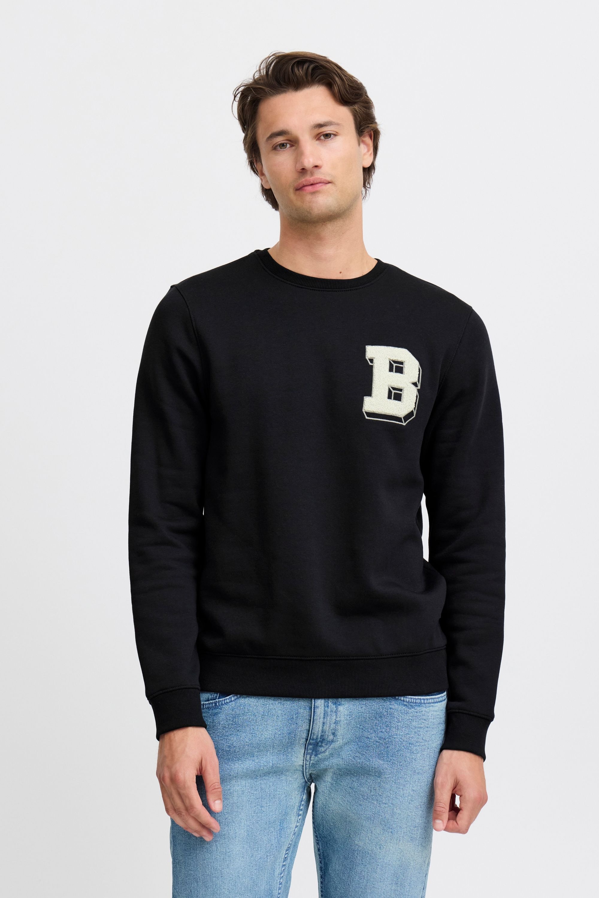 Blend Rundhalspullover "BHSweatshirt" Lässiger Sweatpullover mit Print günstig online kaufen