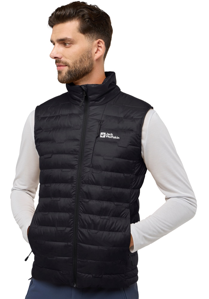 Jack Wolfskin Daunenweste "PASSAMANI DOWN VEST M RDS" Daunenweste, winddicht, wasserabweisend