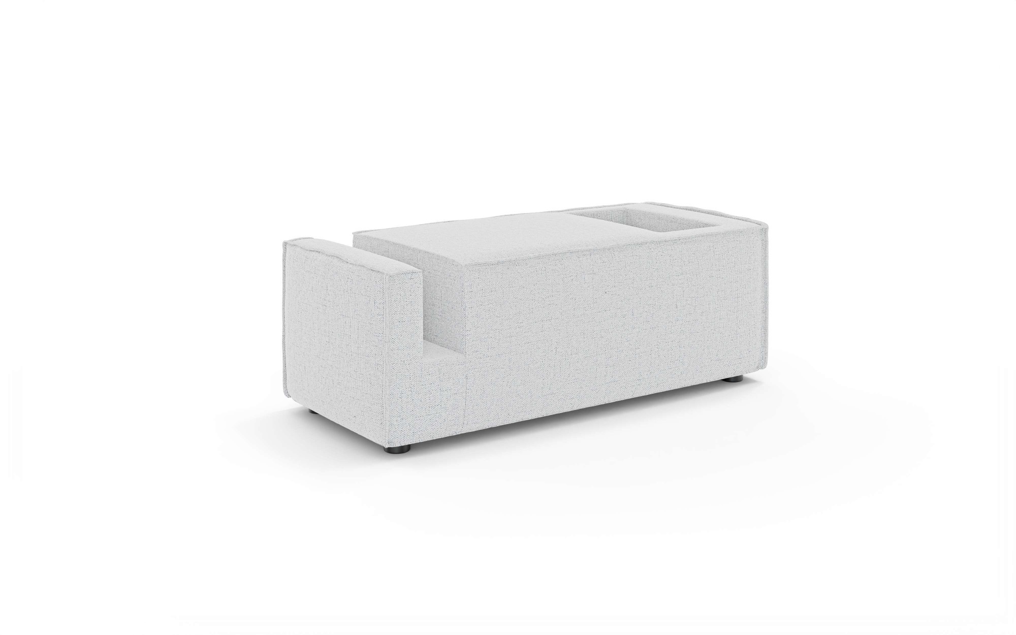 INOSIGN Sofaelement »HAILY Tisch für das Modulsofa, Maße B/T/H: 45/100/37 cm«, als Modul oder separat verwendbar, mit Steckfach und Ablagefläche